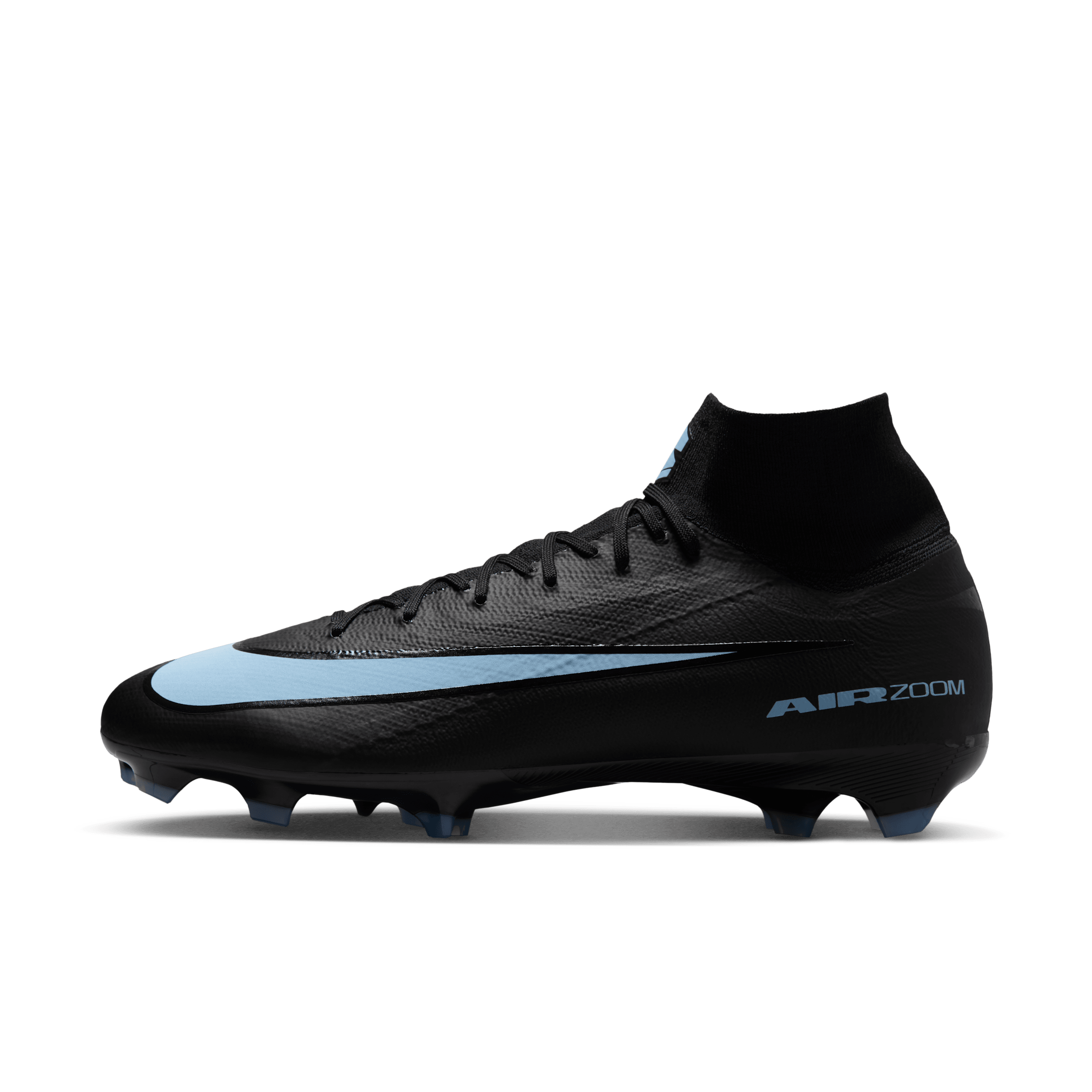 Thumbnail - Nike Mercurial Superfly 10 Pro FG High-Top-Fußballschuh - Schwarz