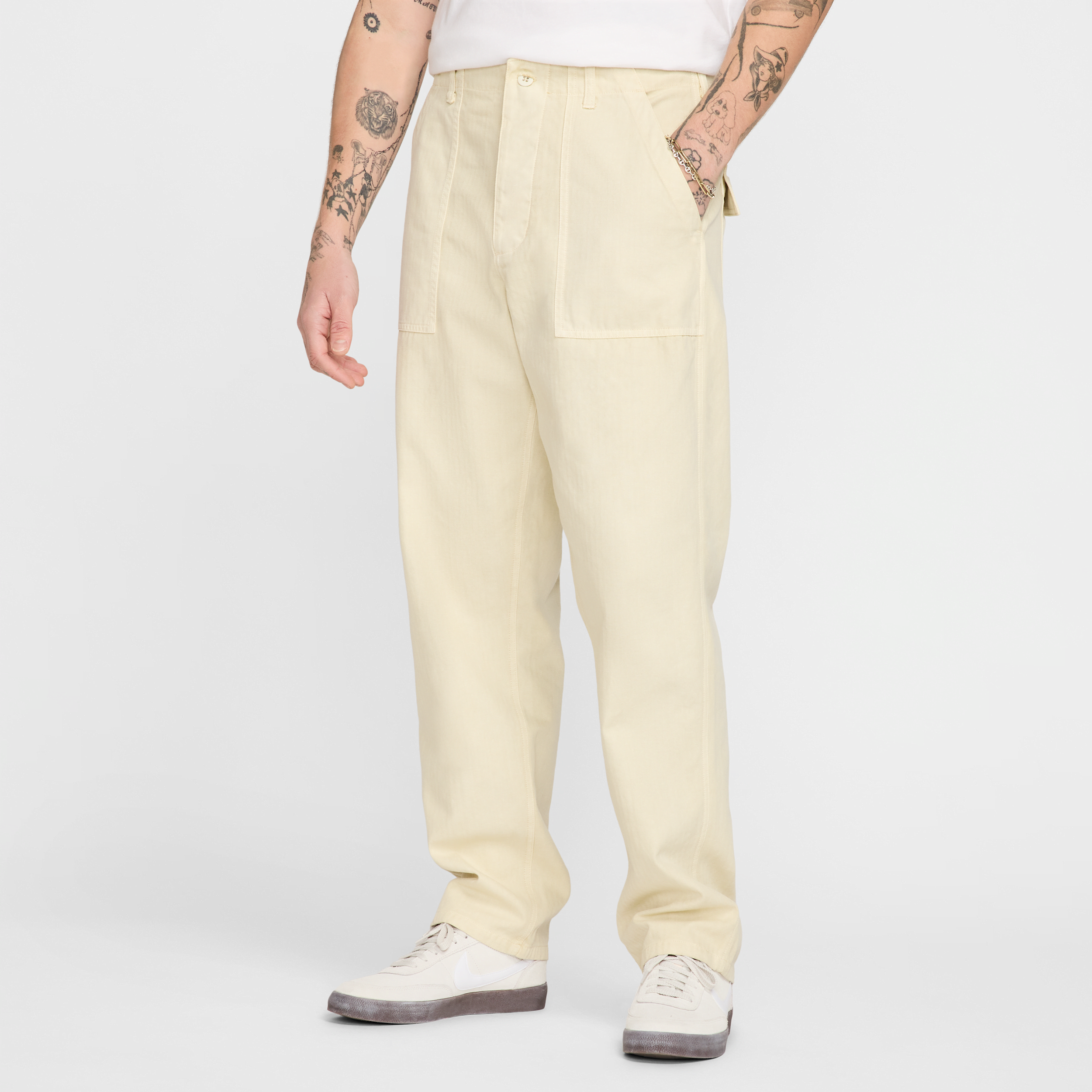 Nike Life Men's Fatigue Trousers - Brown