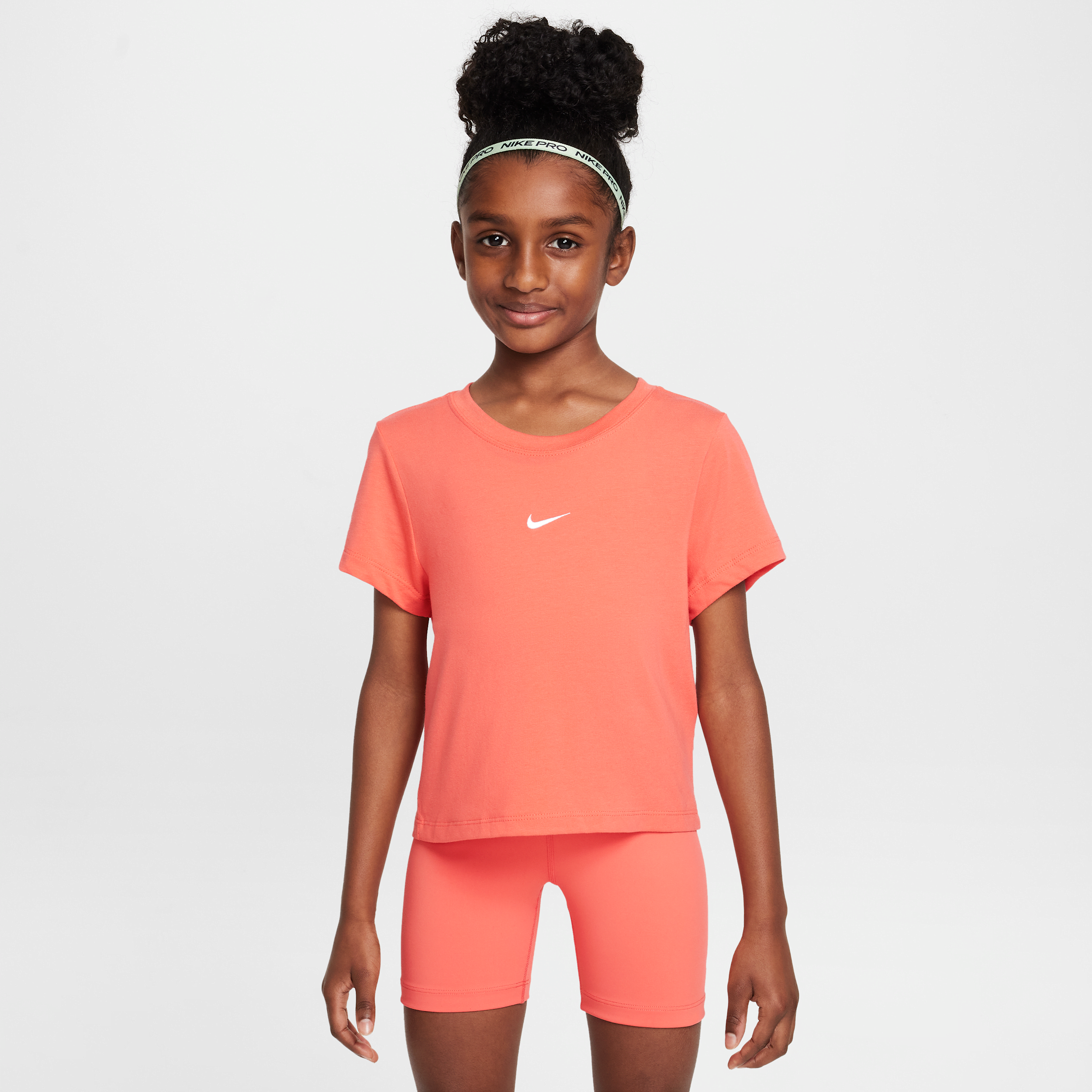T-shirt court Nike Sportswear pour ado (fille) - Orange