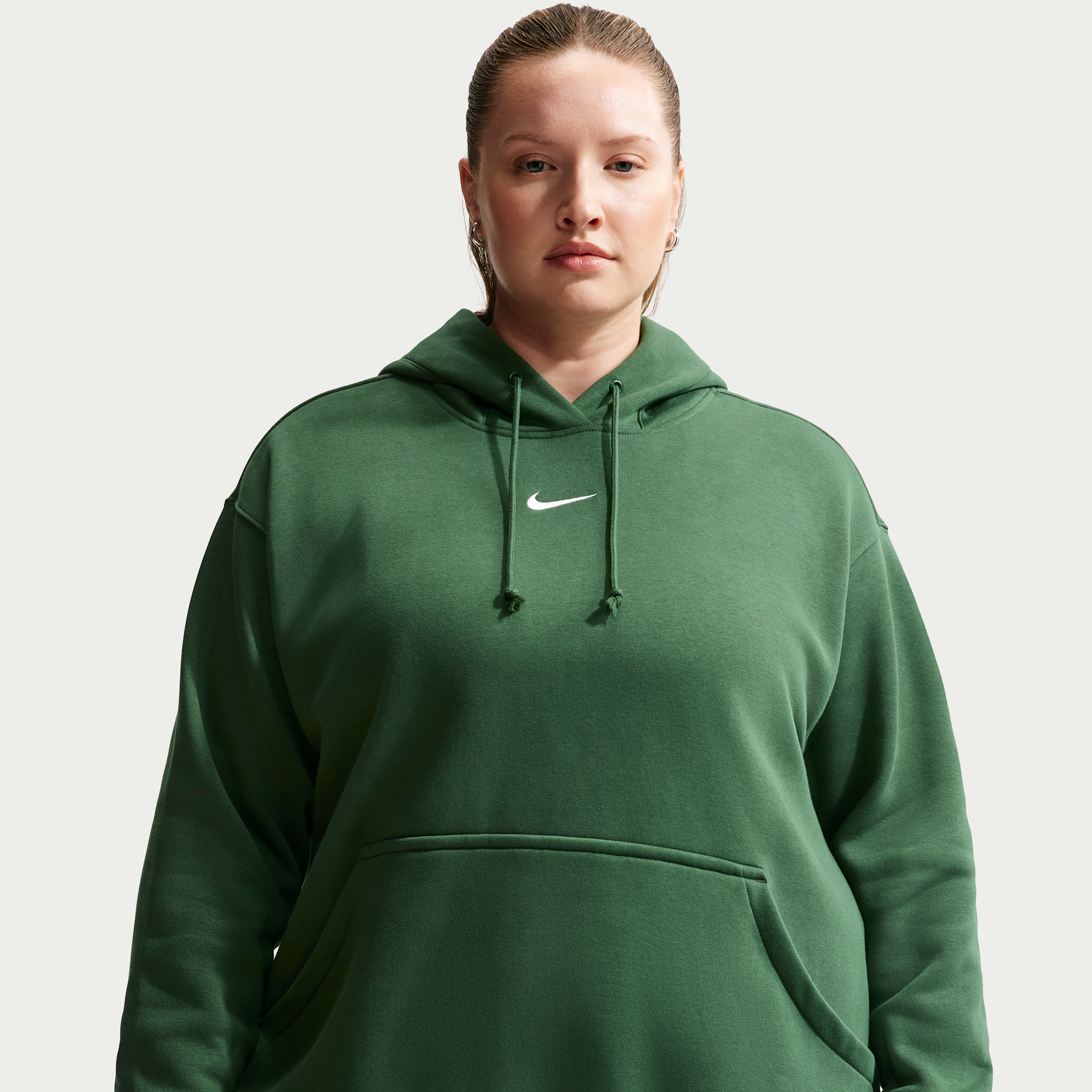 Thumbnail - Nike Phoenix Fleece Oversize-Hoodie für Damen - Grün