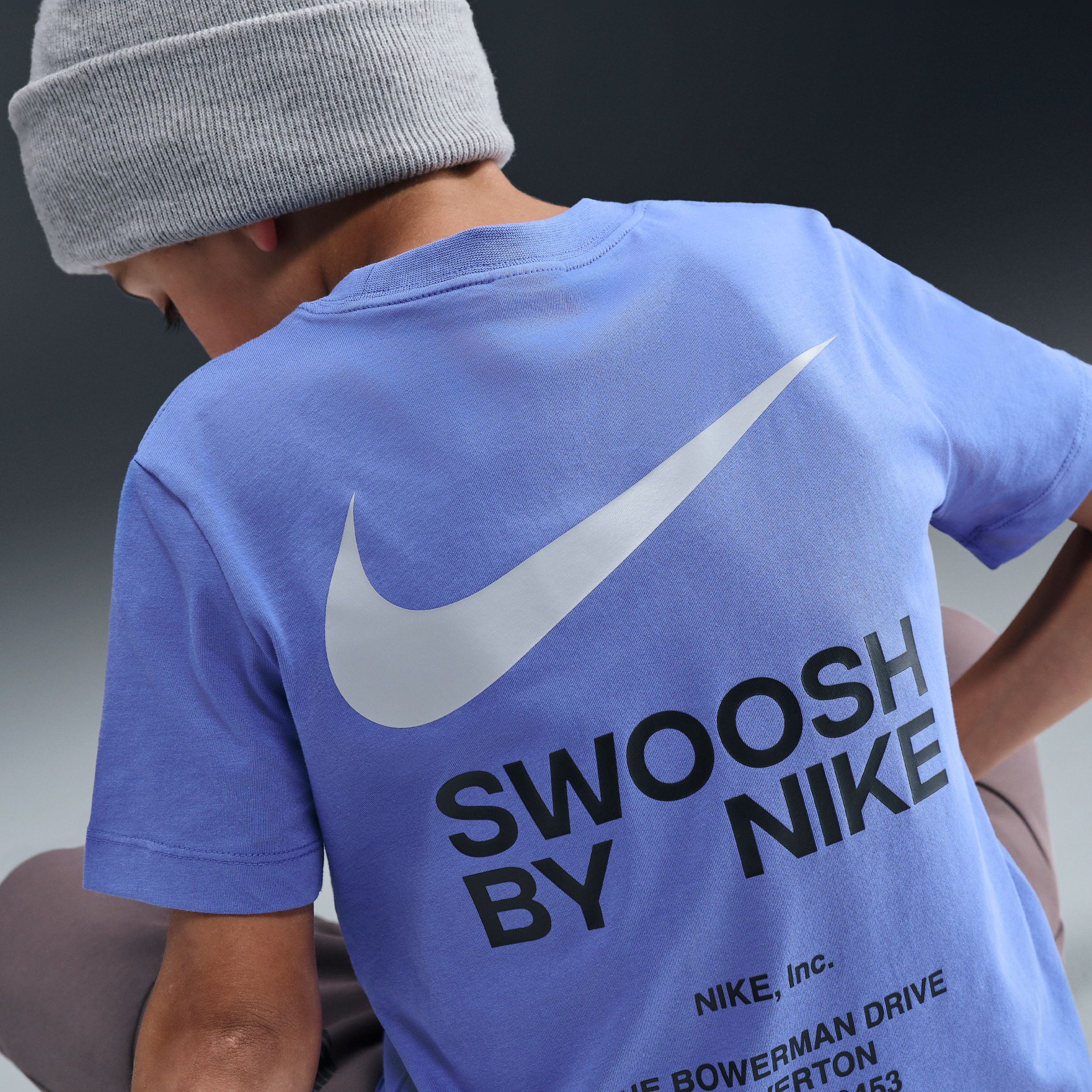 Thumbnail - Nike Sportswear T-Shirt für ältere Kinder (Jungen) - Blau
