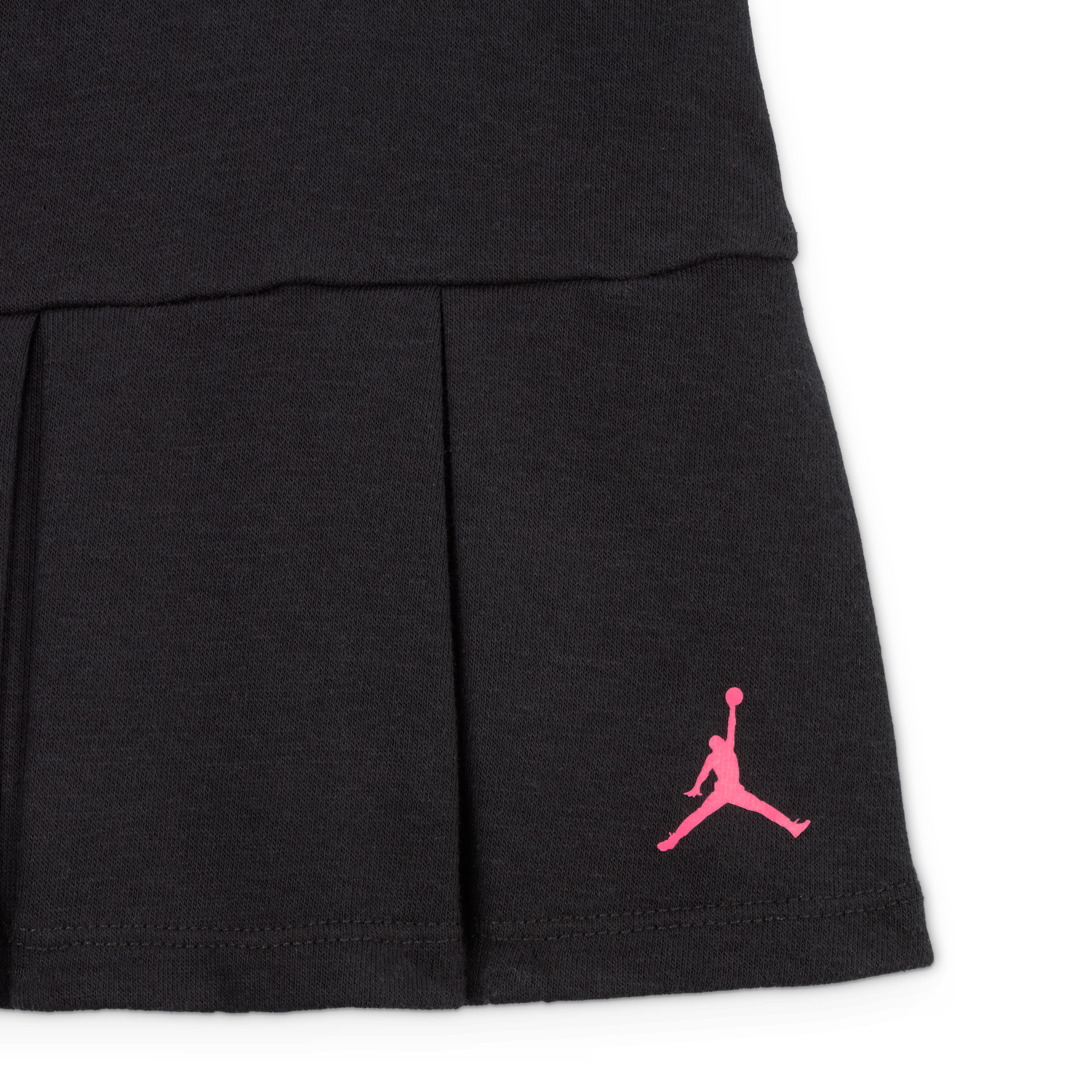 Thumbnail - Jordan zweiteiliges plissiertes Skort-Set (Babys, 12–24 M) - Schwarz