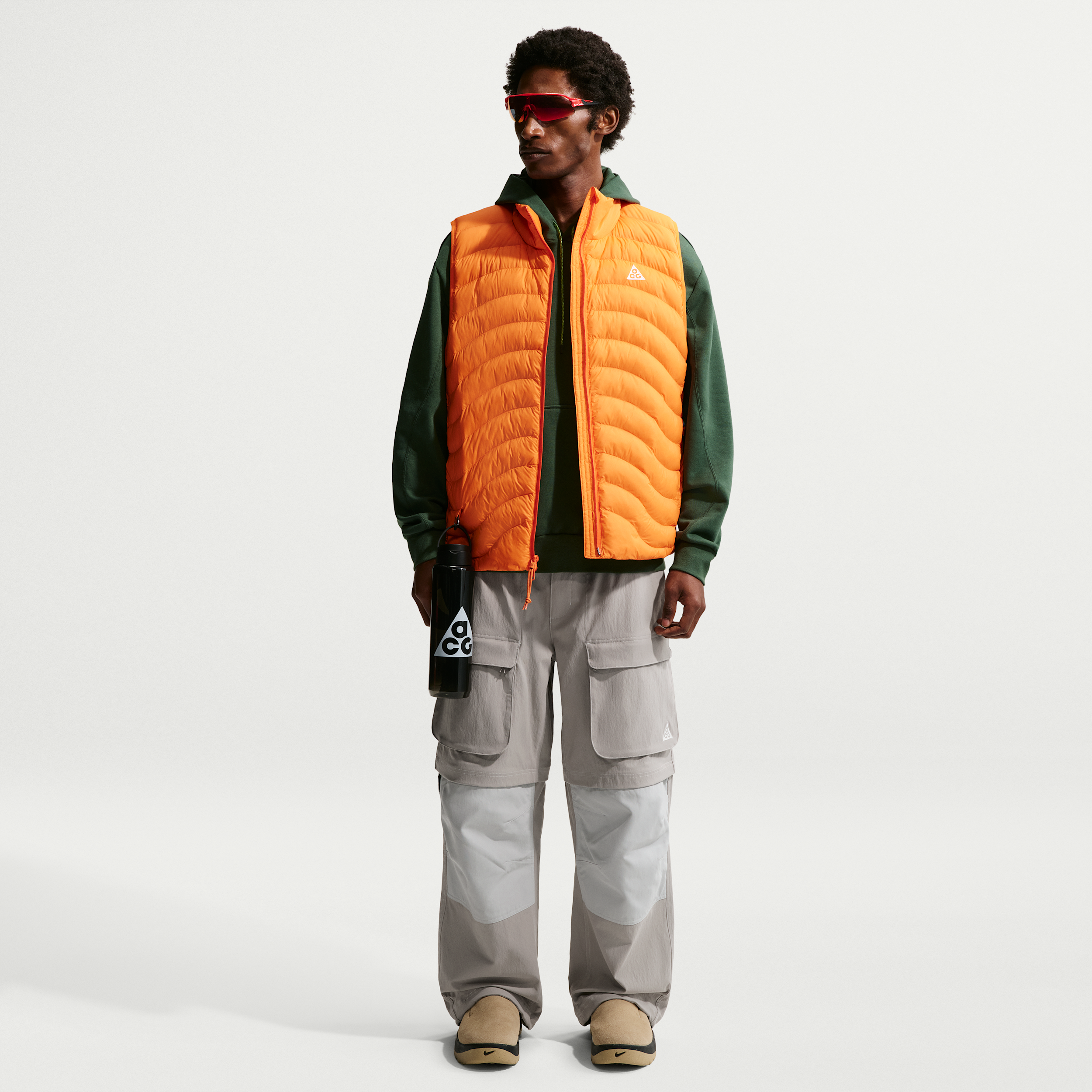 Pantaloni cargo con zip Nike ACG "Smith Summit" – Uomo - Grigio