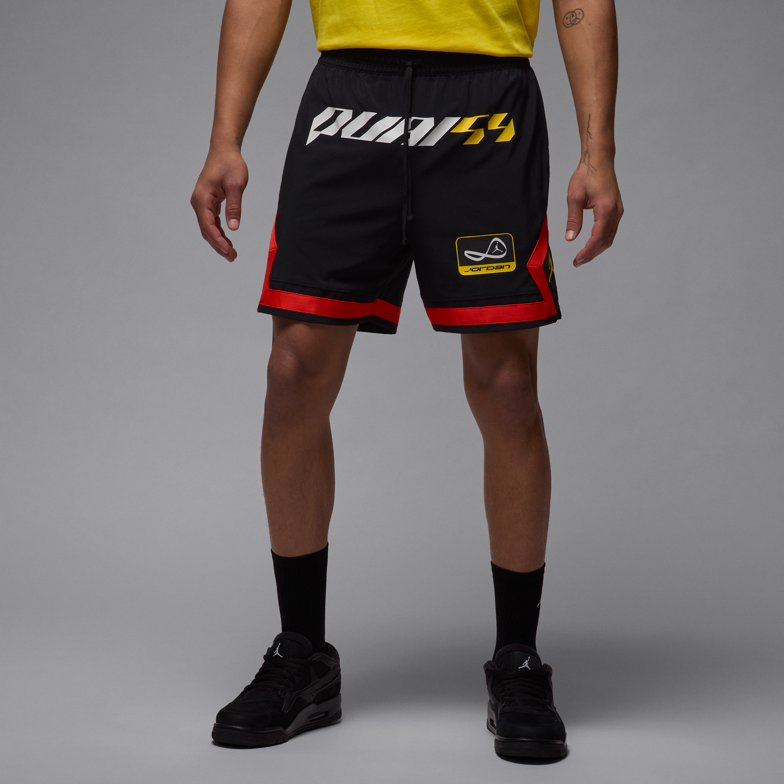 Thumbnail - Jordan Quai 54 Dri-FIT-Diamond-Webshorts (Herren) - Schwarz