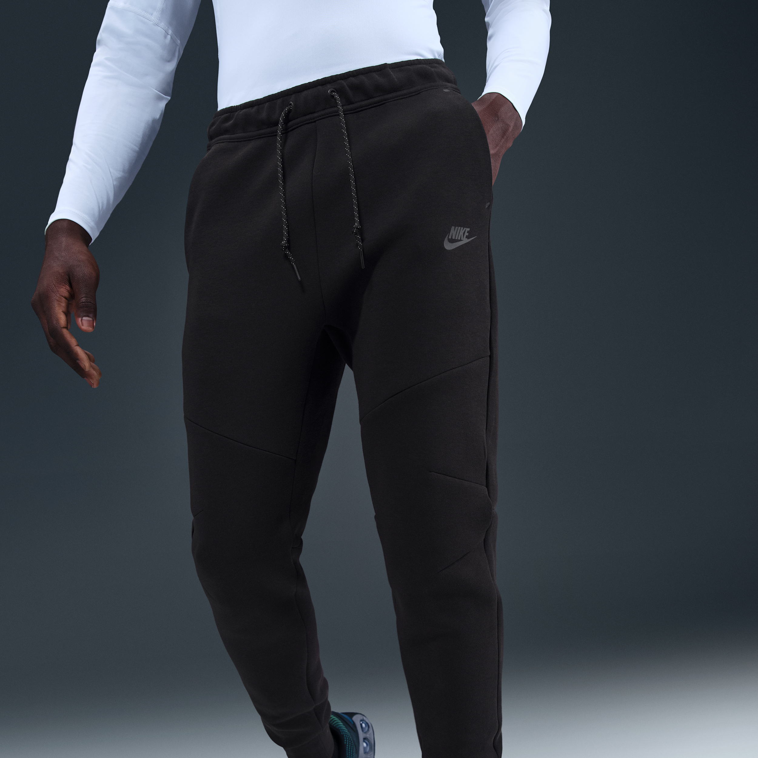 Pantalon de jogging en tissu Fleece Nike Tech pour homme - Noir