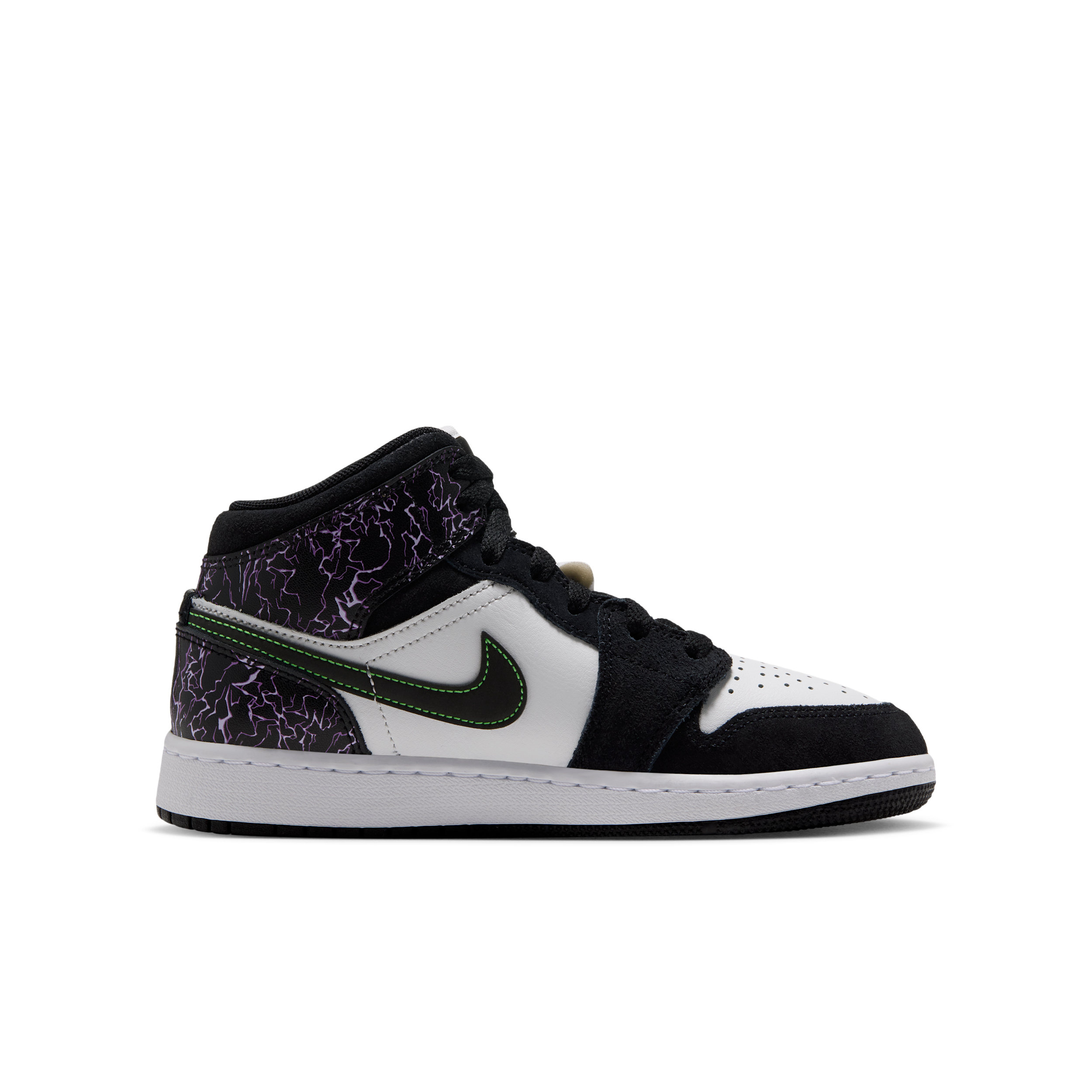 Air Jordan 1 Mid SE kinderschoenen - Zwart - IQ5514-001