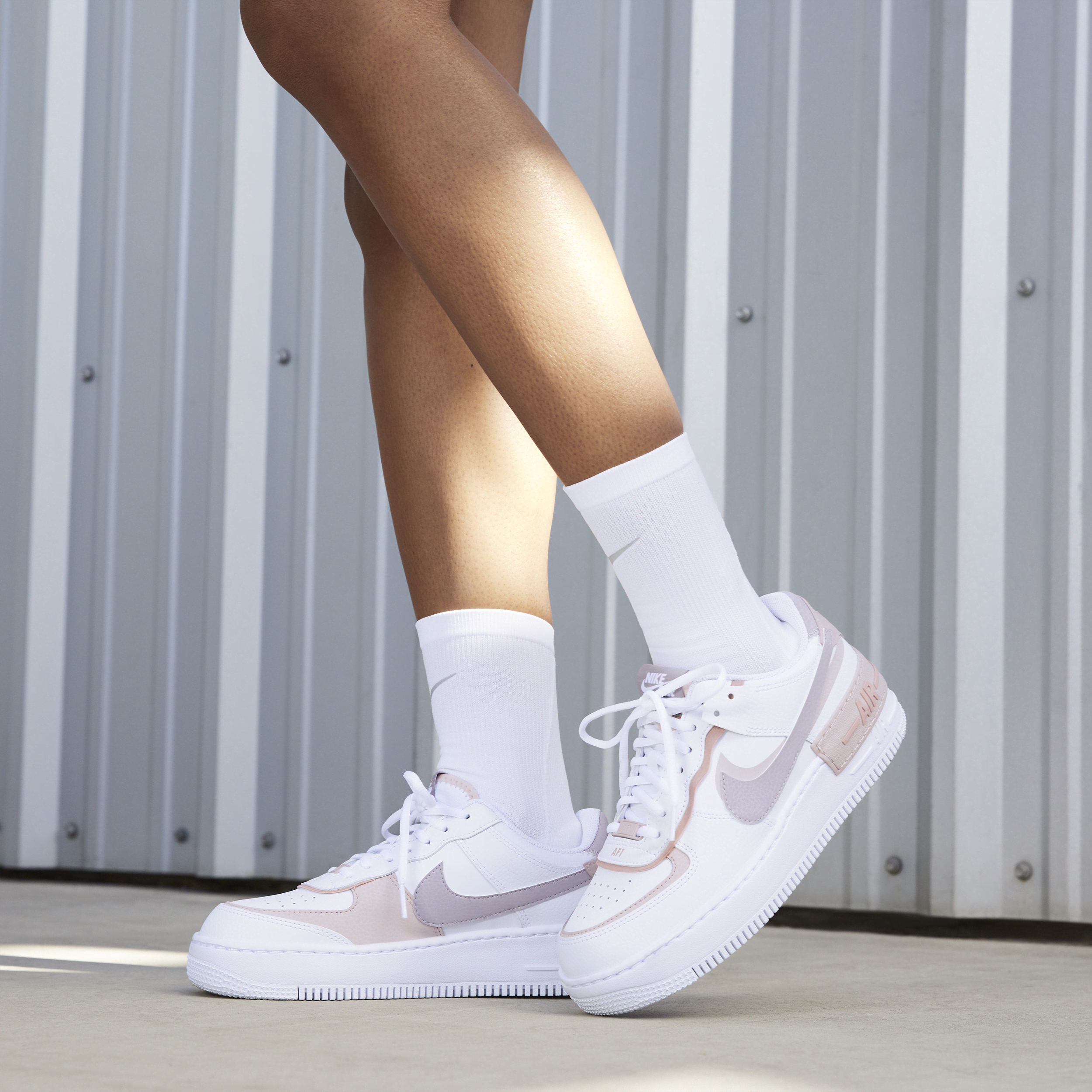 Chaussure Nike Air Force 1 Shadow pour Femme - Blanc