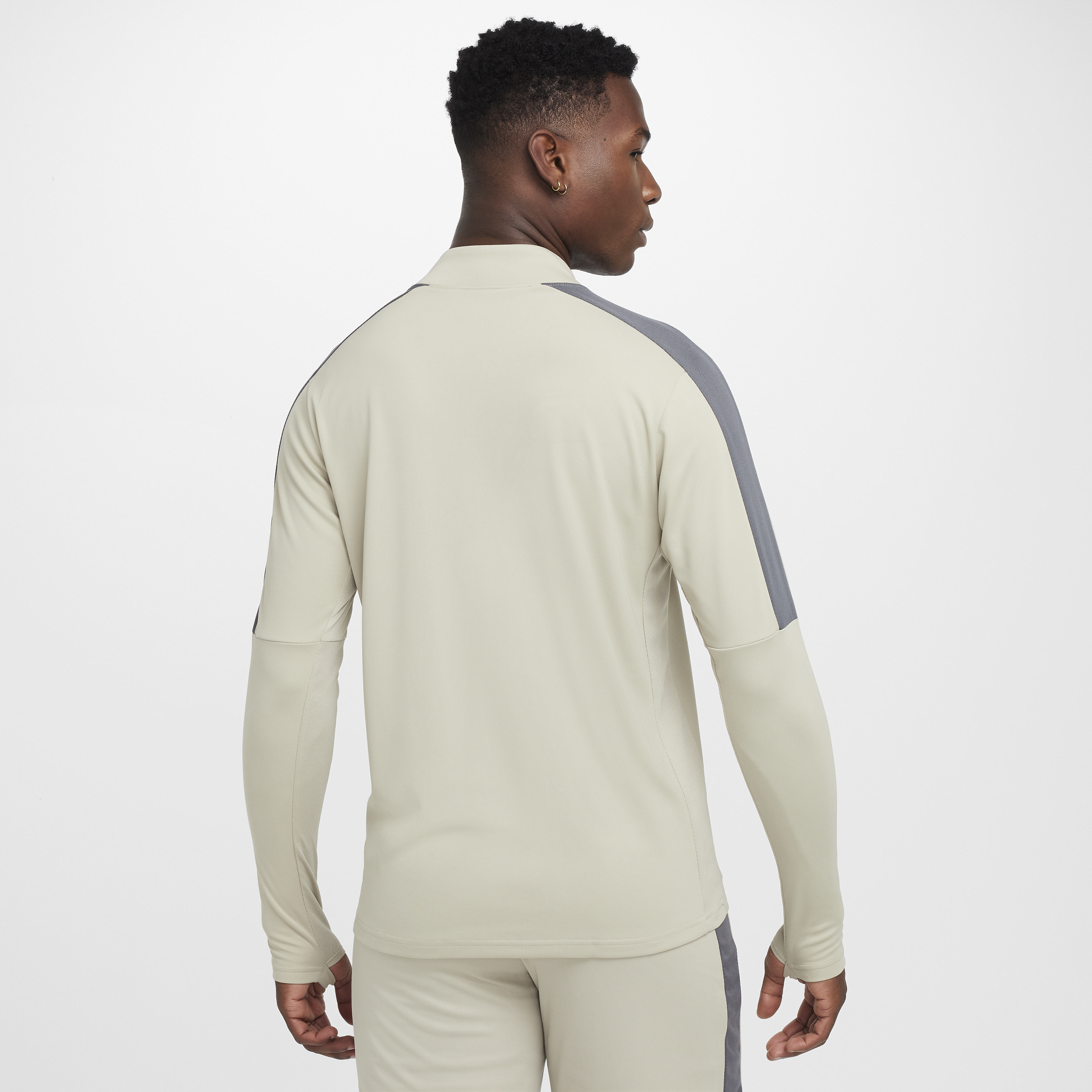 Haut de foot à demi-zip Dri-FIT Nike Academy pour homme - Marron