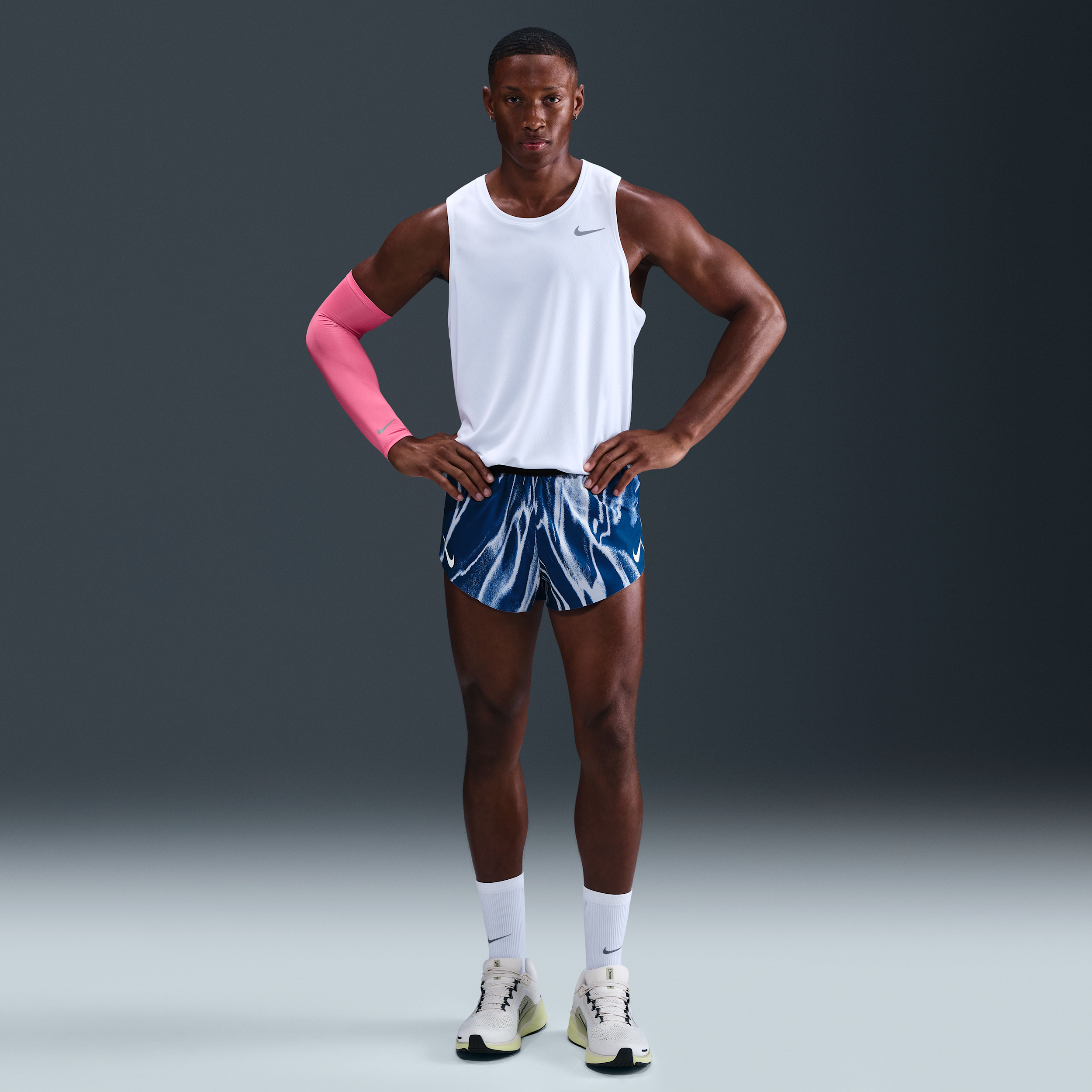 Thumbnail - Nike AeroSwift Laufshorts mit Dri-FIT-ADV-Technologie (Herren, ca. 5 cm) - Blau