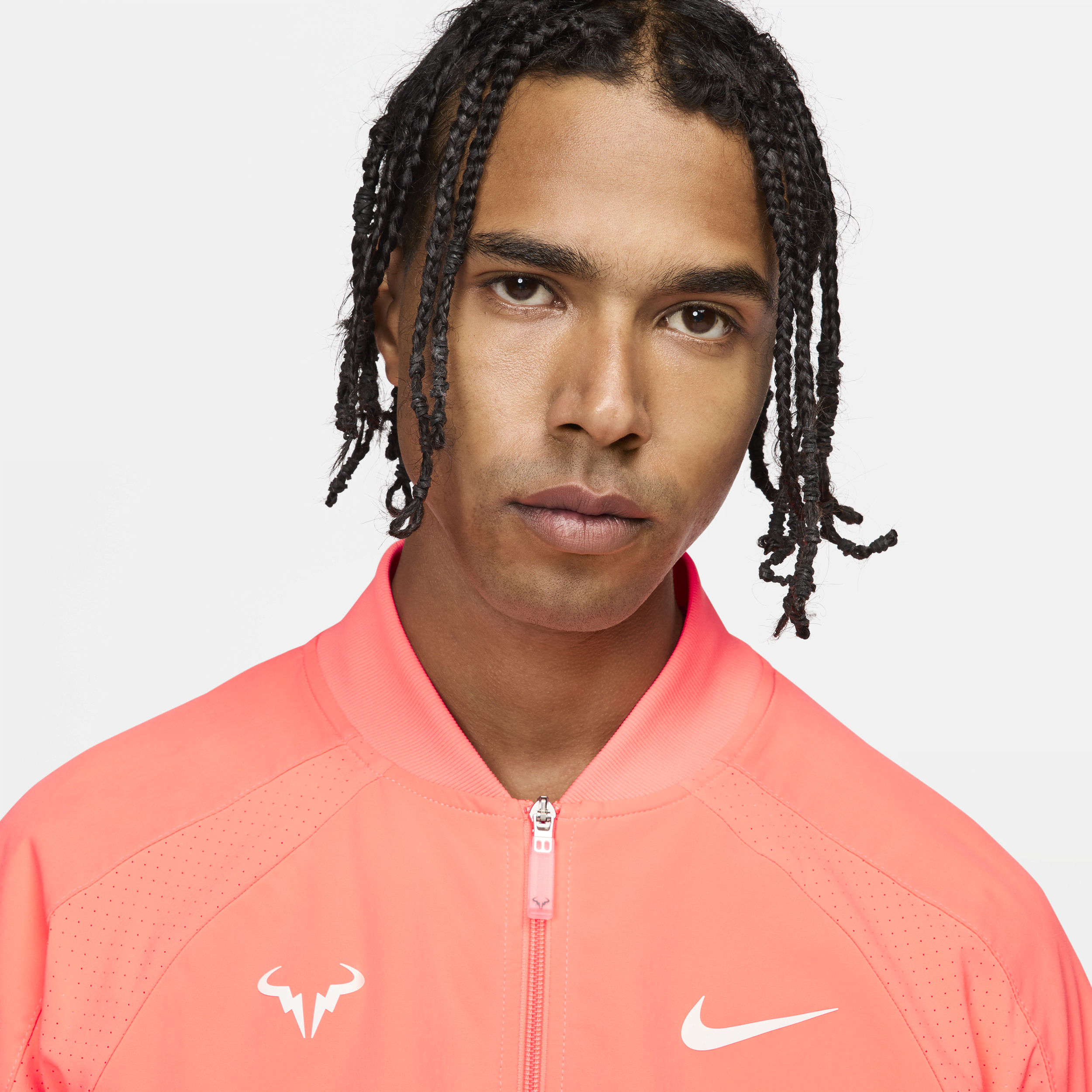 Nike Dri-FIT Rafa Tennisjack voor heren Oranje