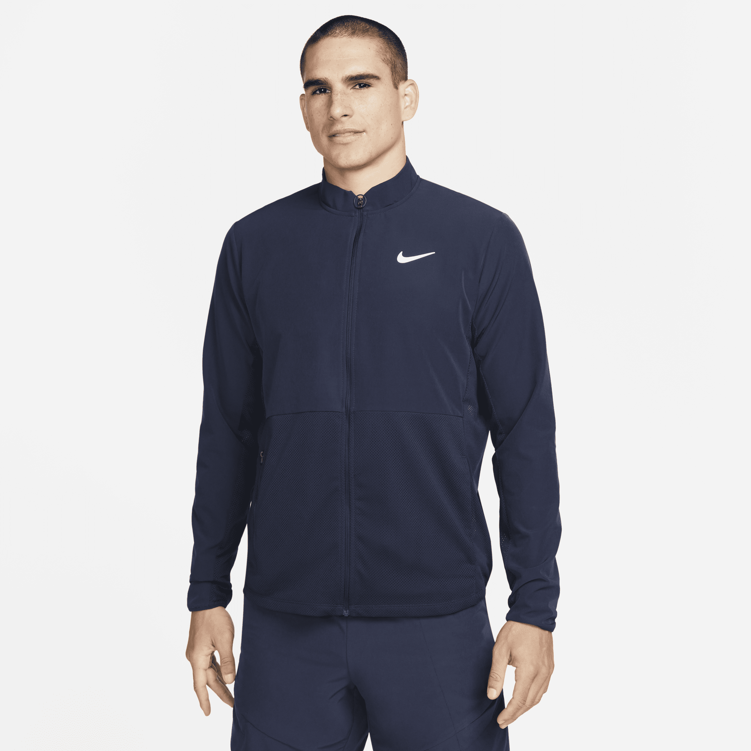 Męska kurtka do tenisa NikeCourt Advantage - Niebieski