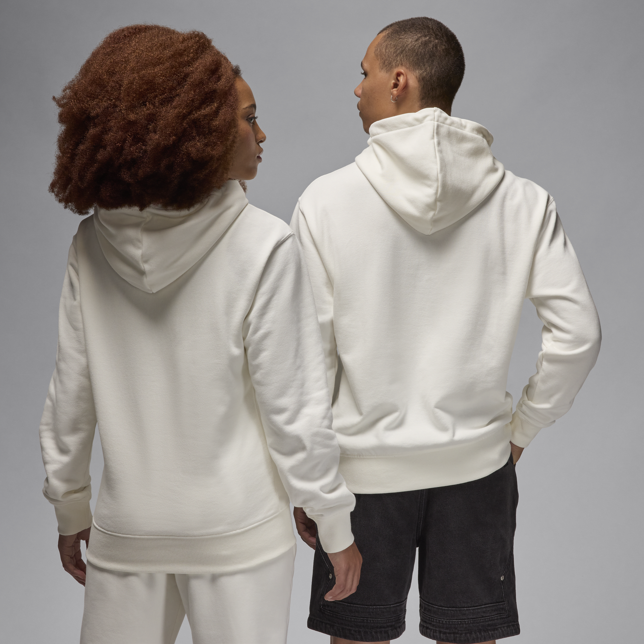 Sweat à capuche Jordan Flight Fleece pour homme - Blanc