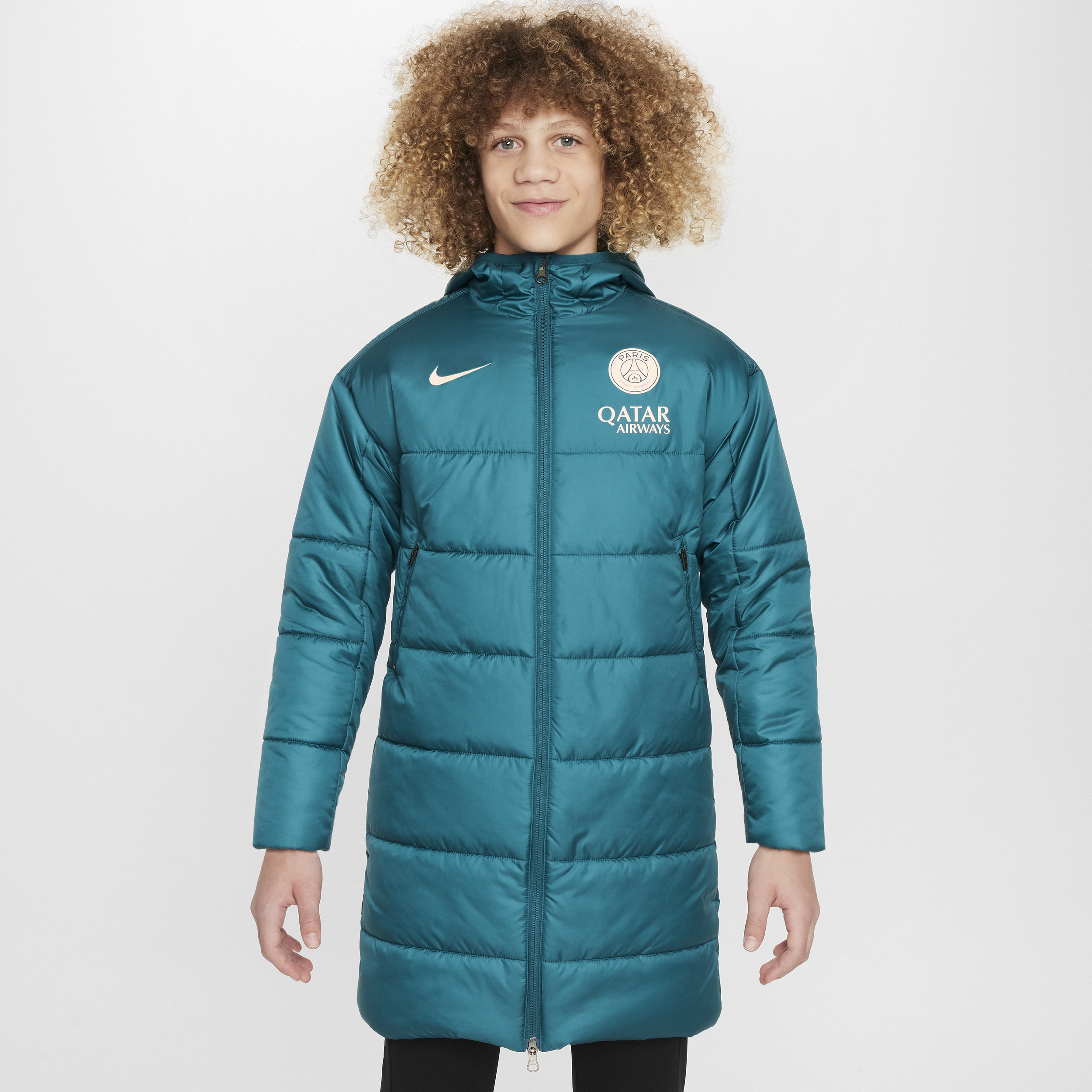 Veste de foot à garnissage synthétique Nike Therma-FIT Paris Saint-Germain Academy Pro pour ado - Ve
