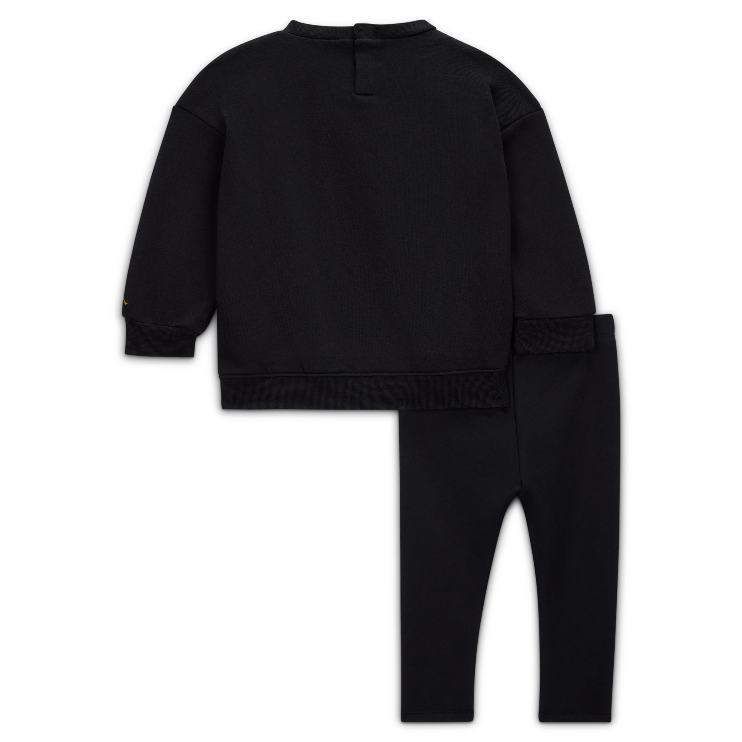 Thumbnail - Jordan Mountainside 2-teiliges Fleece-Set (Babys, 12–24 M) - Schwarz