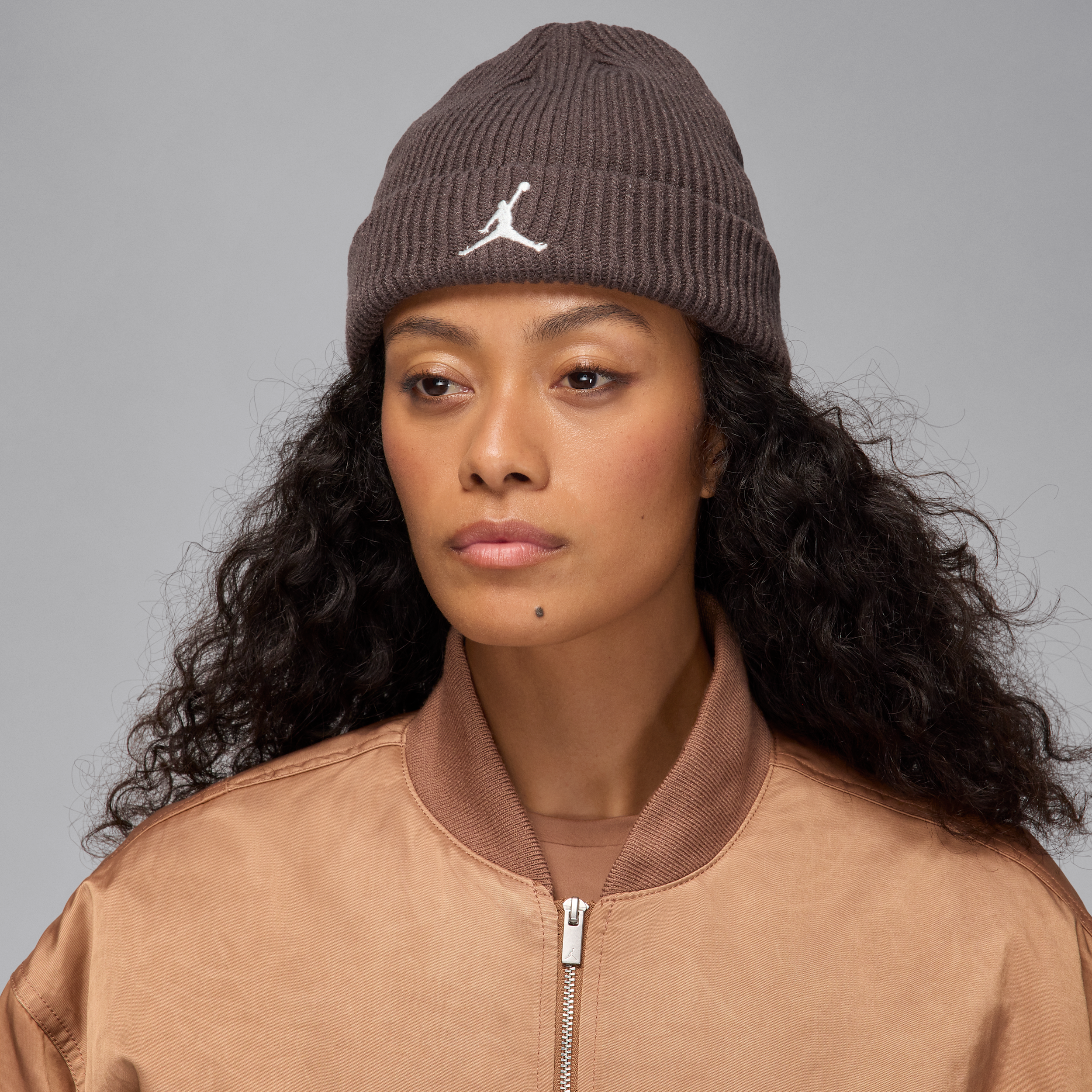 Nike Jordan Terra Beanie - Brown - Polyester
