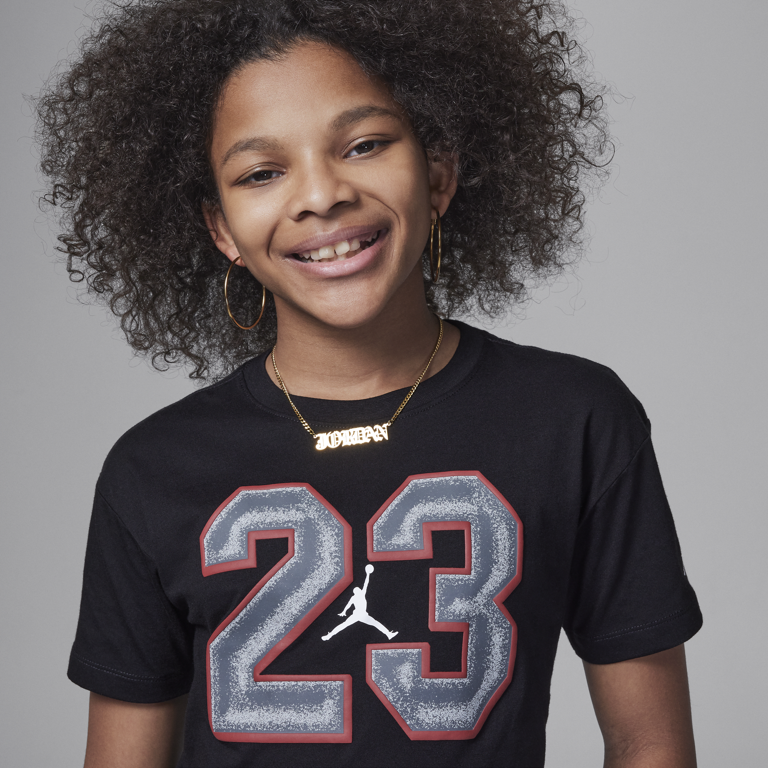 Jordan 23 Flight T-shirt met graphic voor kids Zwart
