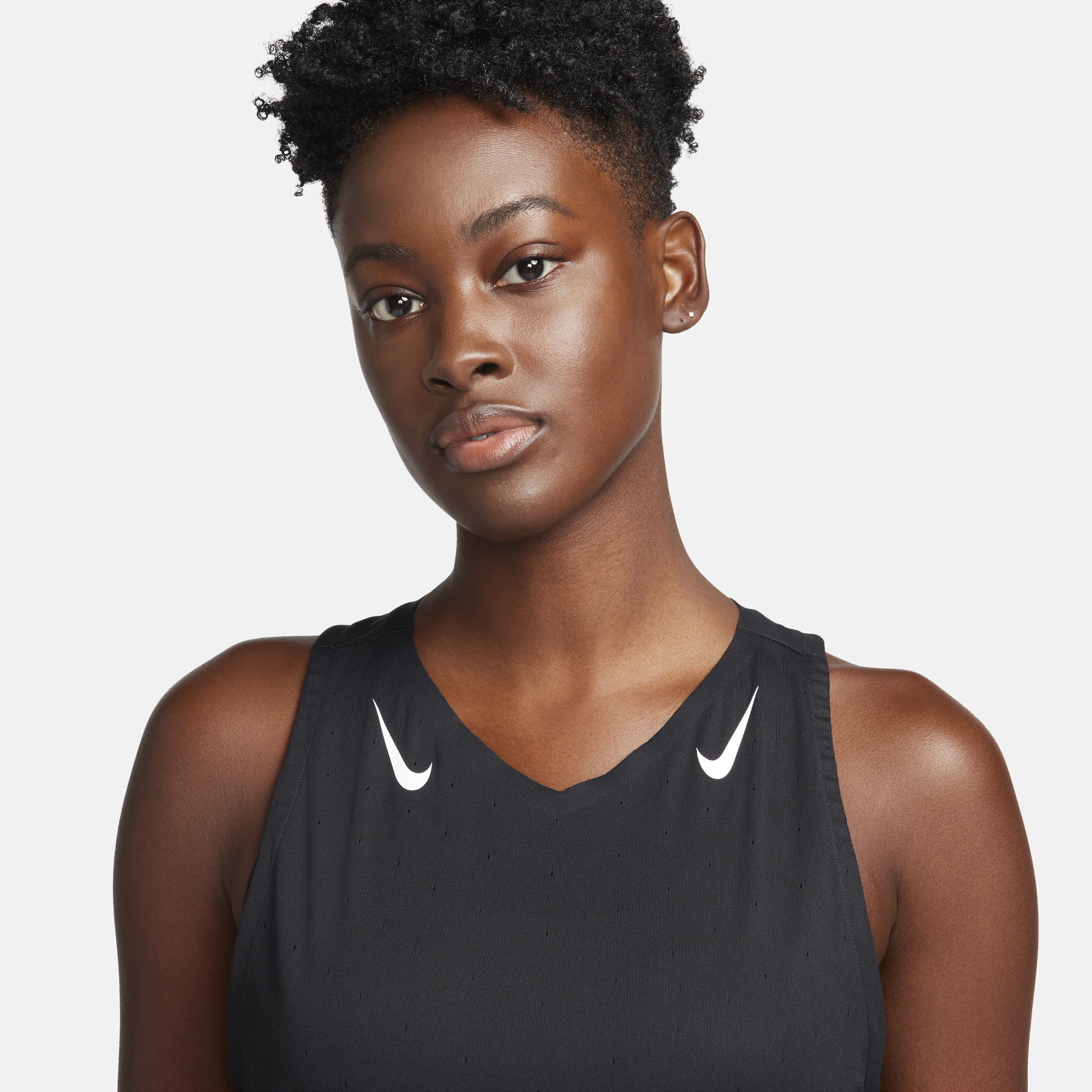 Maillot de running Dri-FIT ADV Nike AeroSwift pour femme - Noir