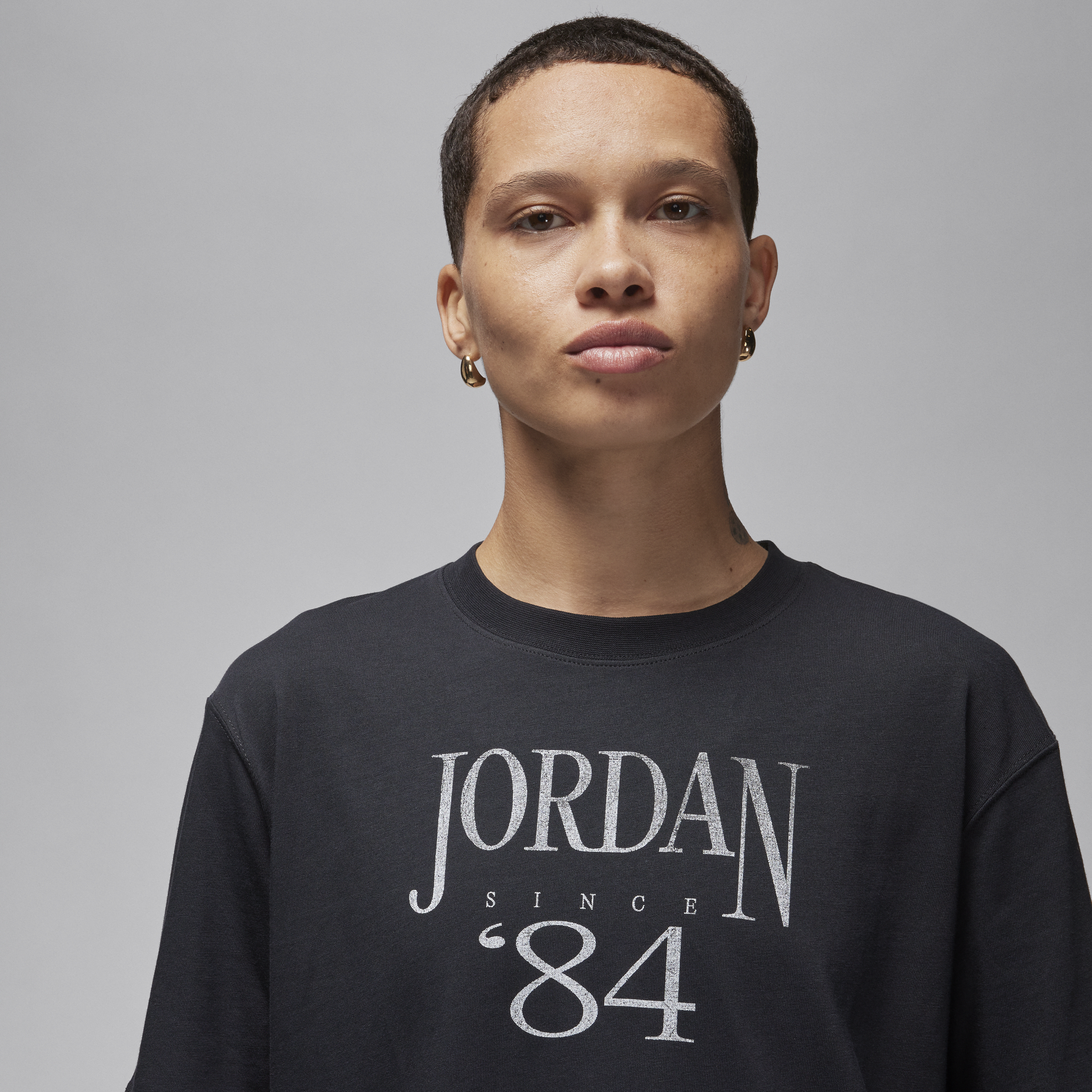 Jordan Heritage T-shirt voor dames Zwart