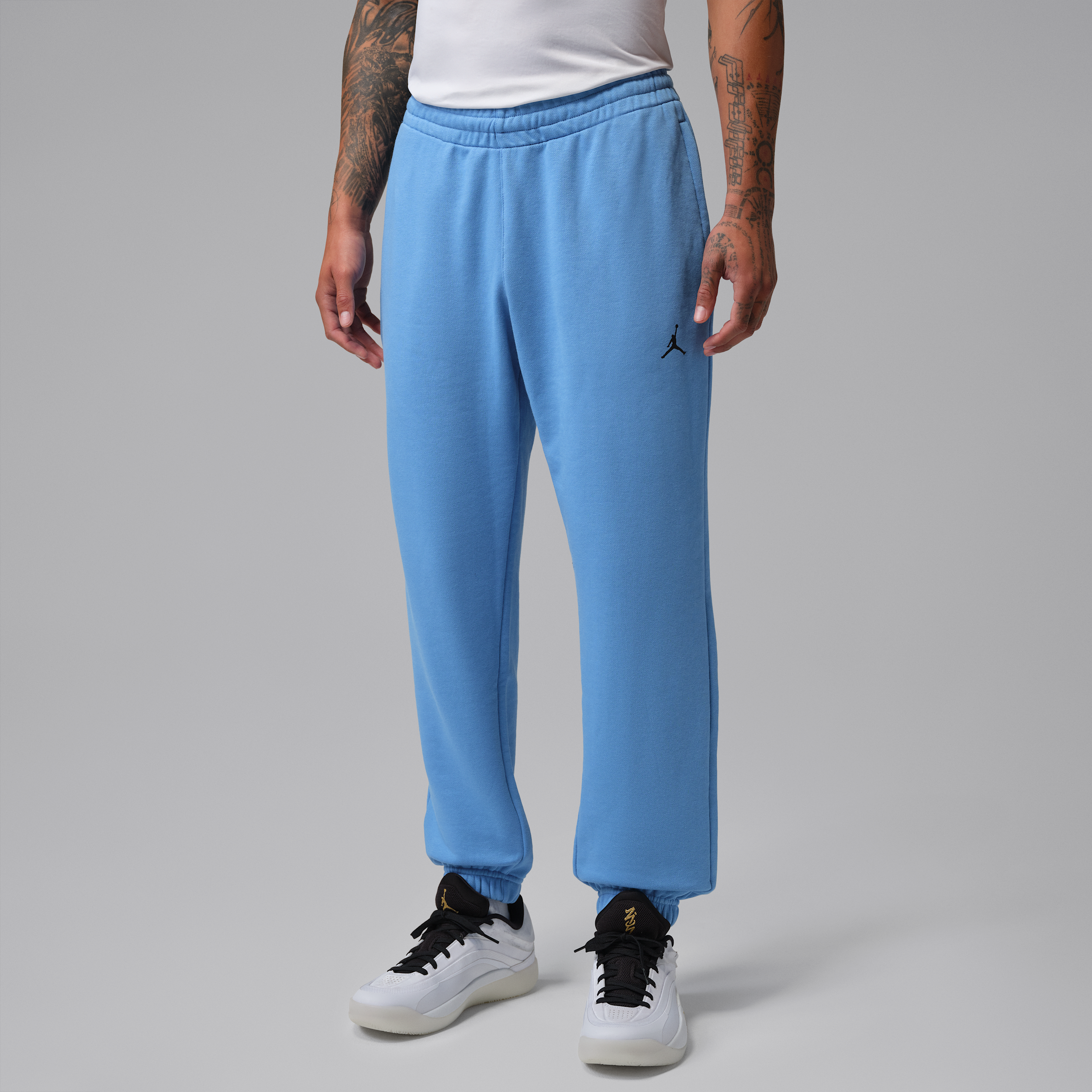 Jordan Sport Crossover Dri-FIT-fleecebukser til mænd - blå