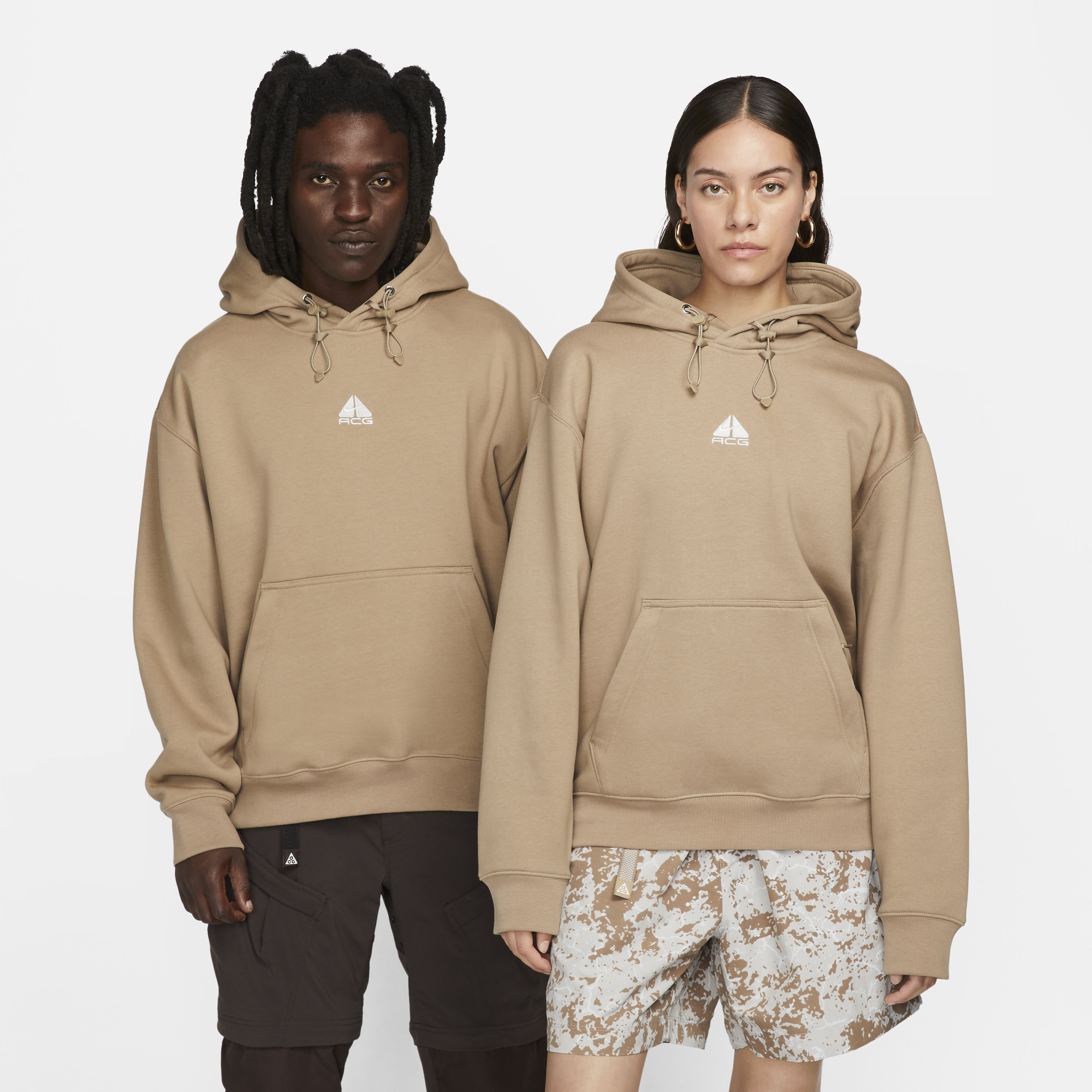 Thumbnail - Nike ACG Therma-FIT Fleece-Hoodie - Braun