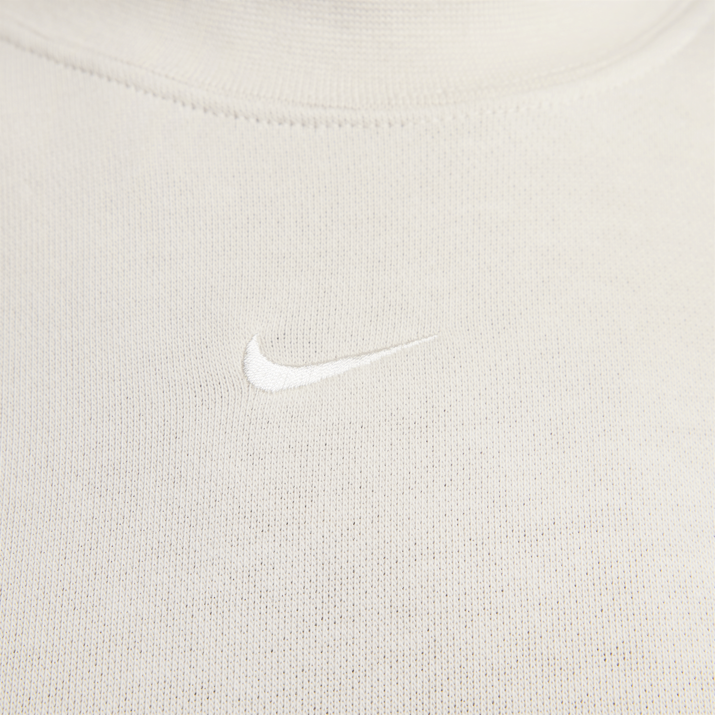 Nike Sportswear Chill Terry korte damestop met ronde hals van sweatstof Bruin