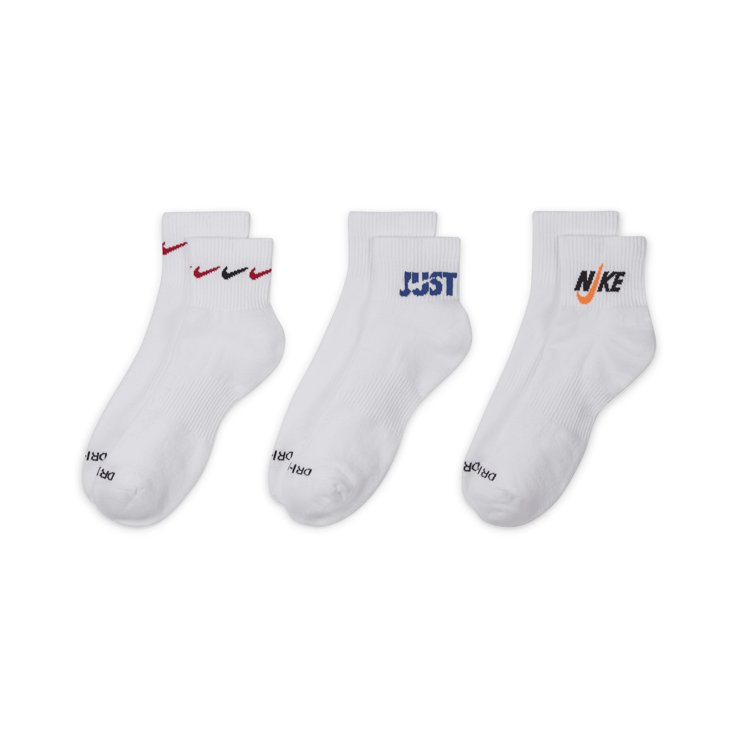 Chaussettes de training Nike Everyday Plus Cushioned (3 paires) - Multicolore