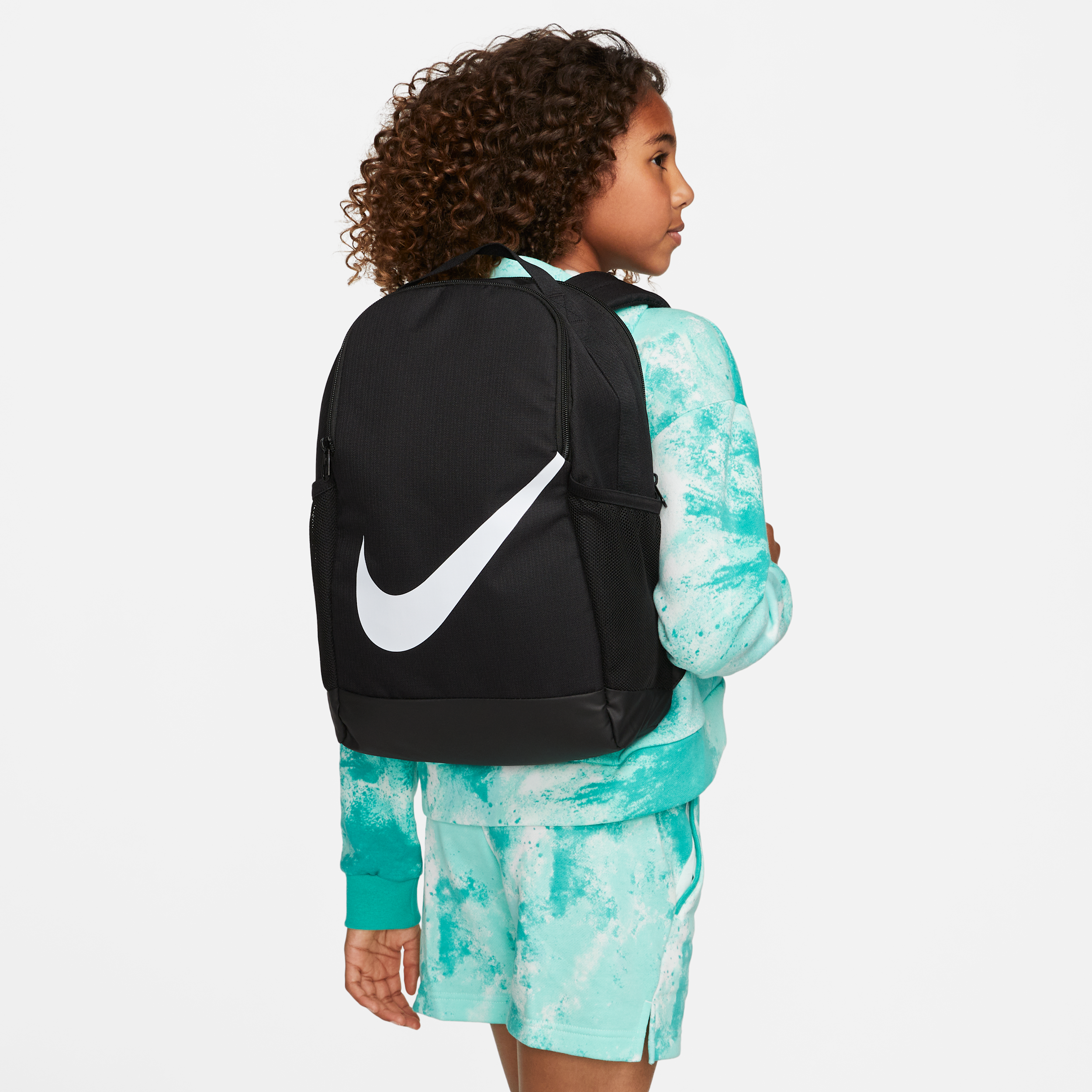 Thumbnail - Nike Brasilia Kinder-Rucksack (18 l) - Schwarz