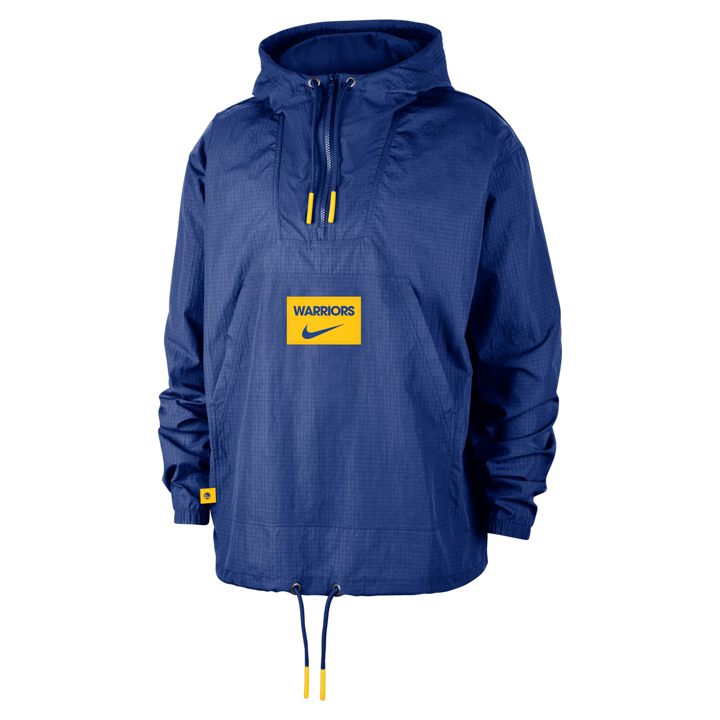 Anorak Nike NBA Golden State Warriors Club Courtside pour homme - Bleu