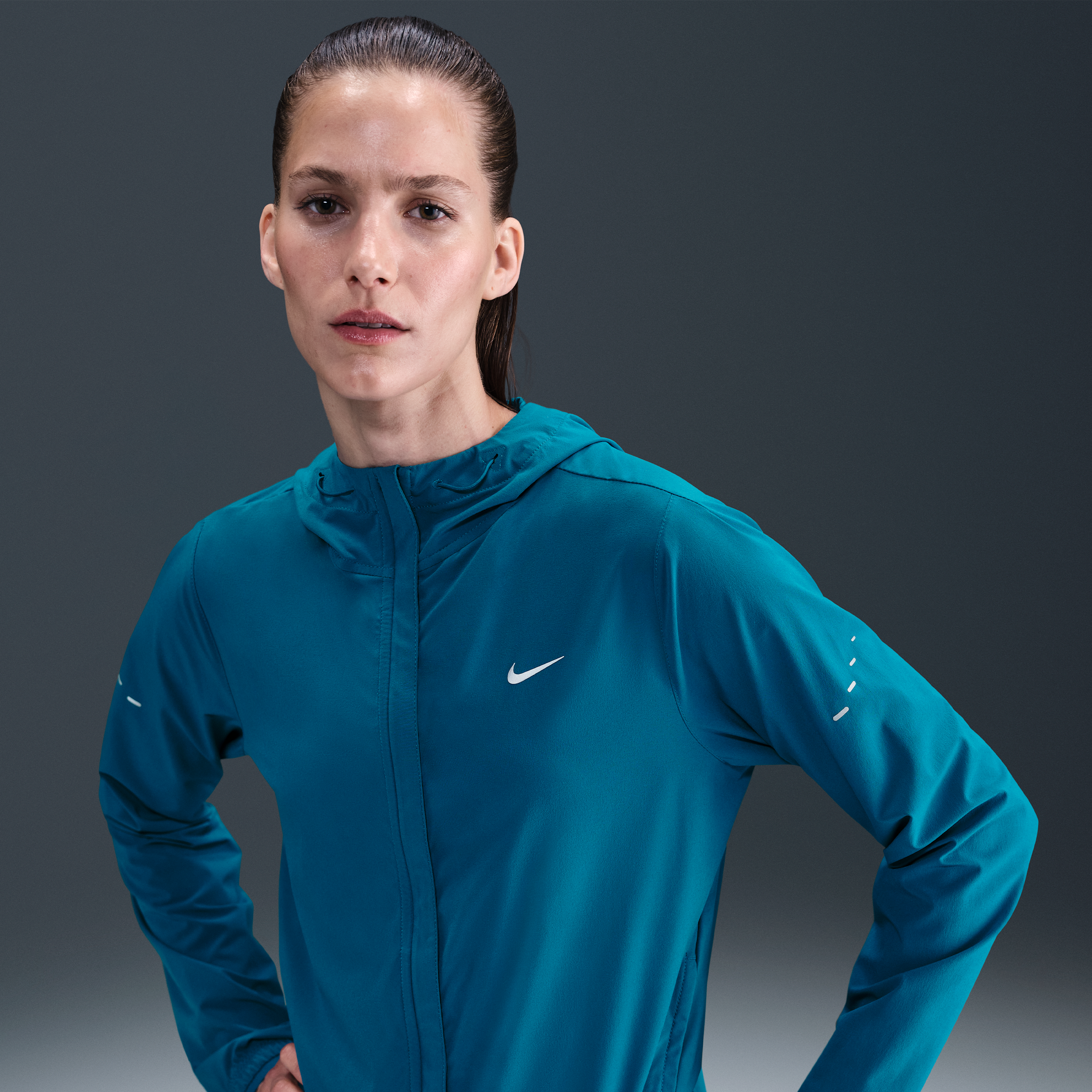 Nike Swift Repel opvouwbaar jack voor dames - Blauw