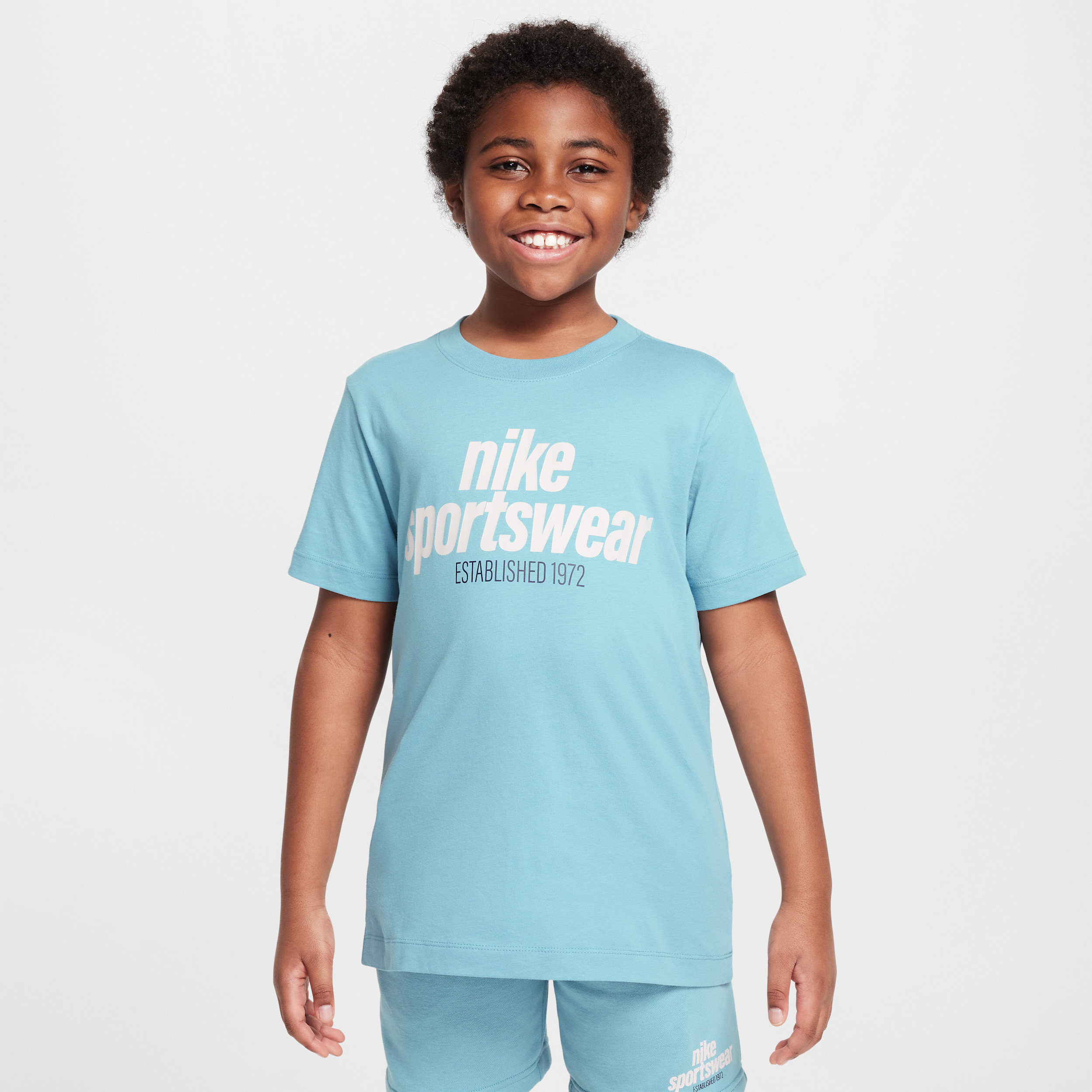 Nike Sportswear Older Kids' T-Shirt - Blue - Fleece > Club Fleece