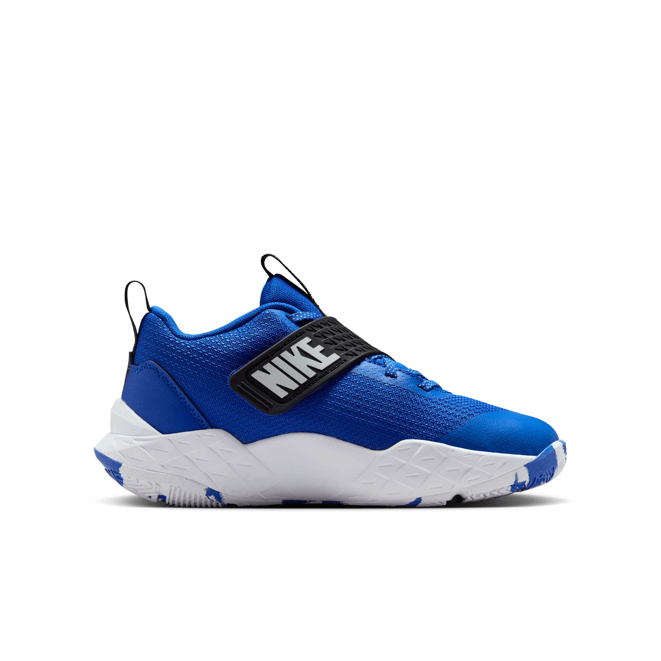 Thumbnail - Nike Team Hustle D 12 Basketballschuh (ältere Kinder) - Blau