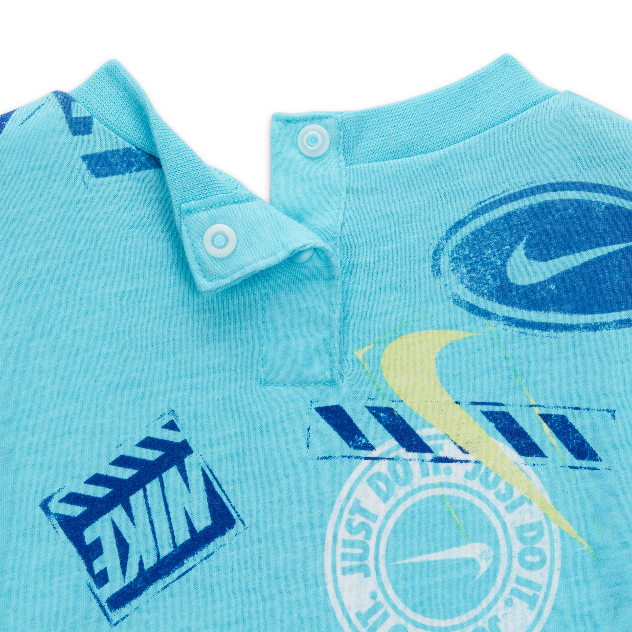 Thumbnail - Nike Wild Air Printed Romper Strampler für Babys - Blau