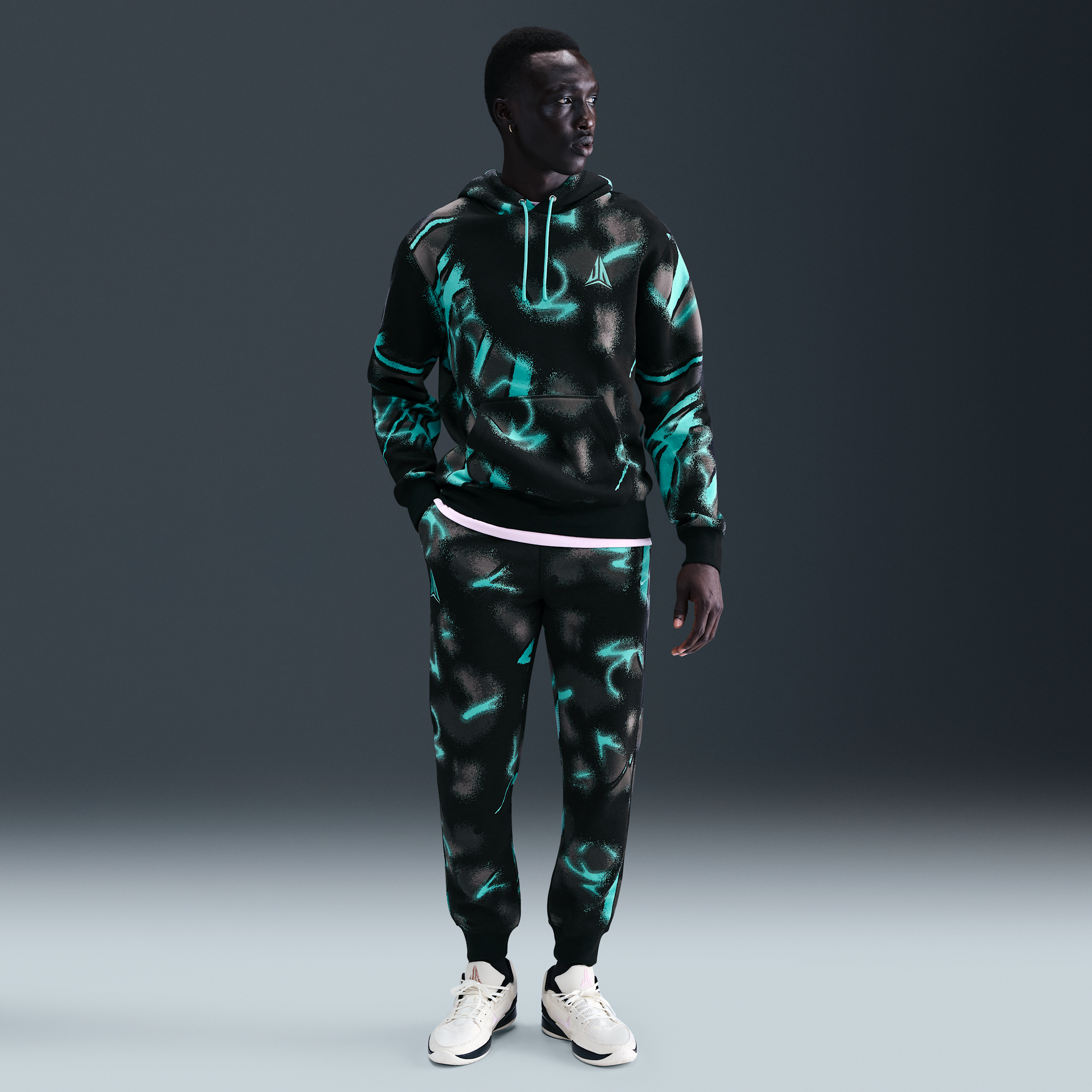 Thumbnail - Ja Club Fleece Basketball-Jogger (Herren) - Grün