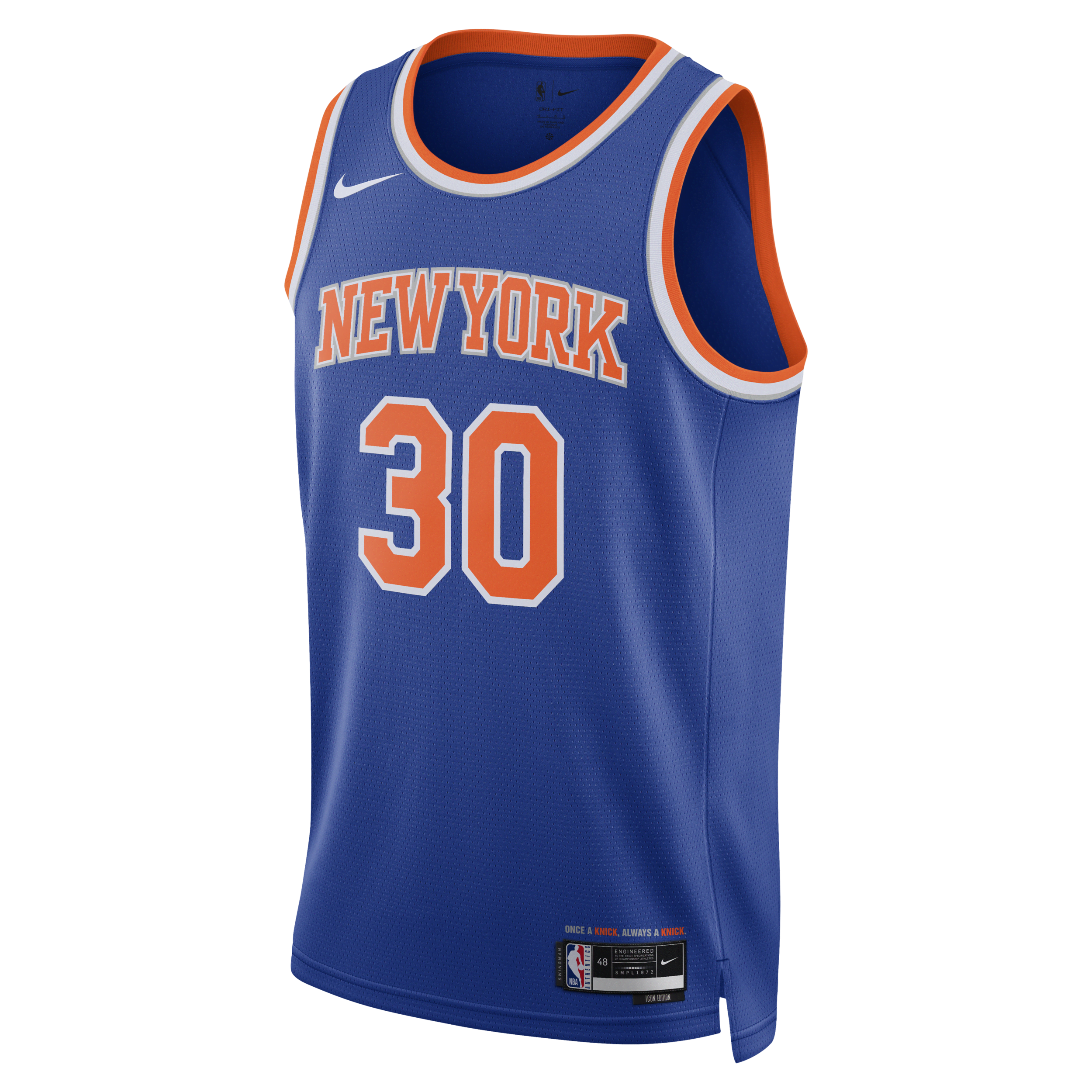 Maillot Nike Dri-FIT NBA Swingman New York Knicks Icon Edition 2022/23 pour homme - Bleu