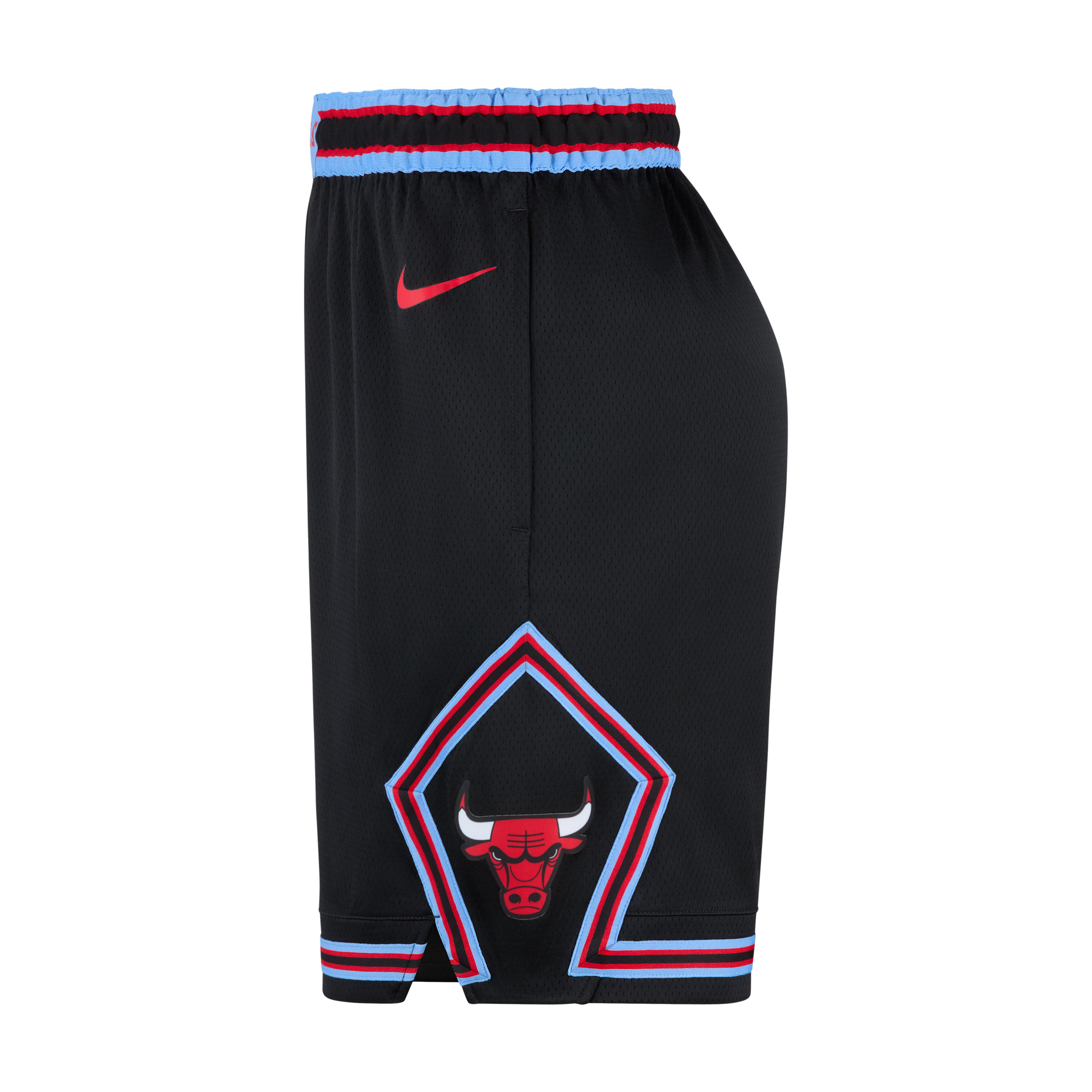 Thumbnail - Chicago Bulls City Edition Nike Dri-FIT NBA Swingman Shorts für Herren - Schwarz