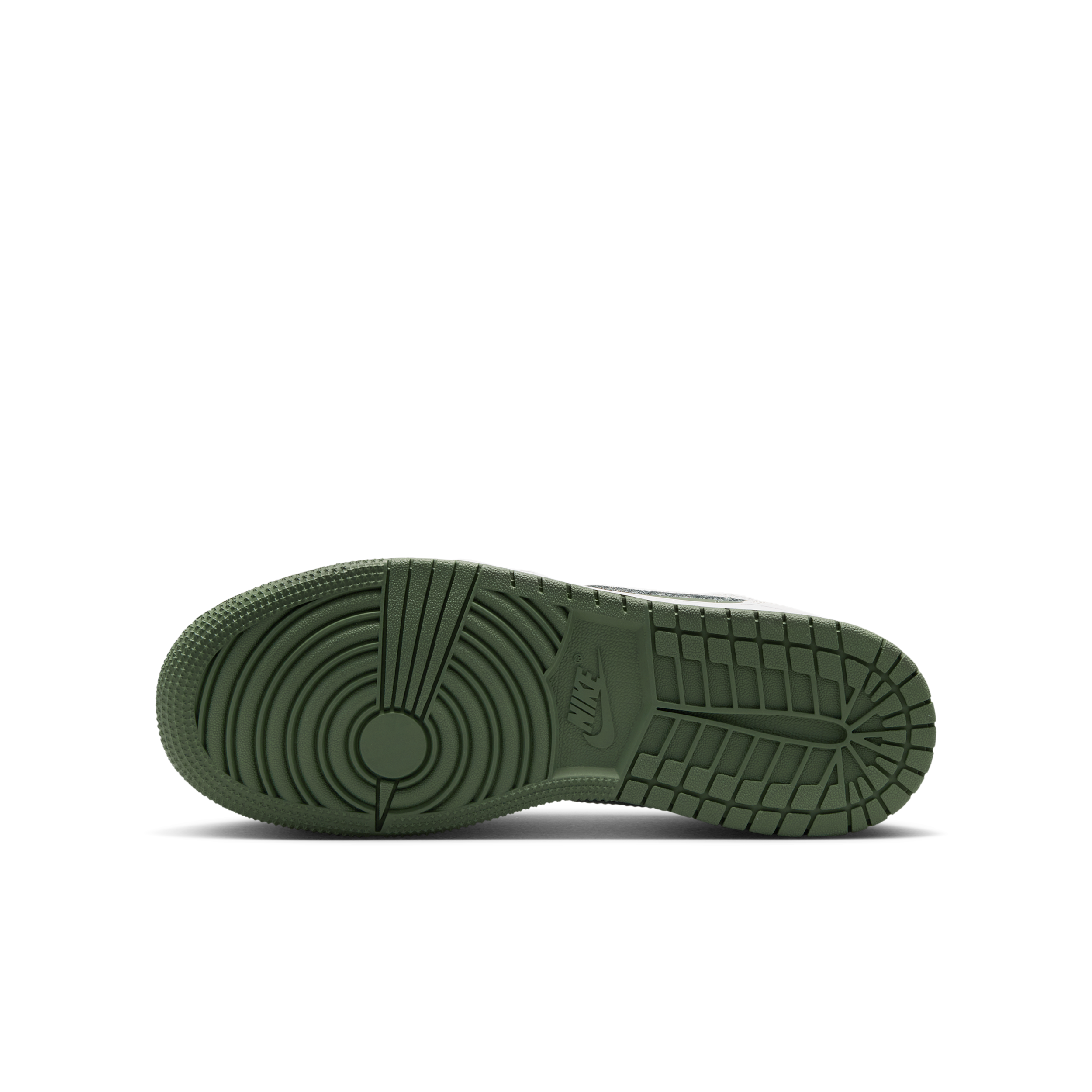 Air Jordan 1 Mid-sko til større børn - hvid - DQ8423-107