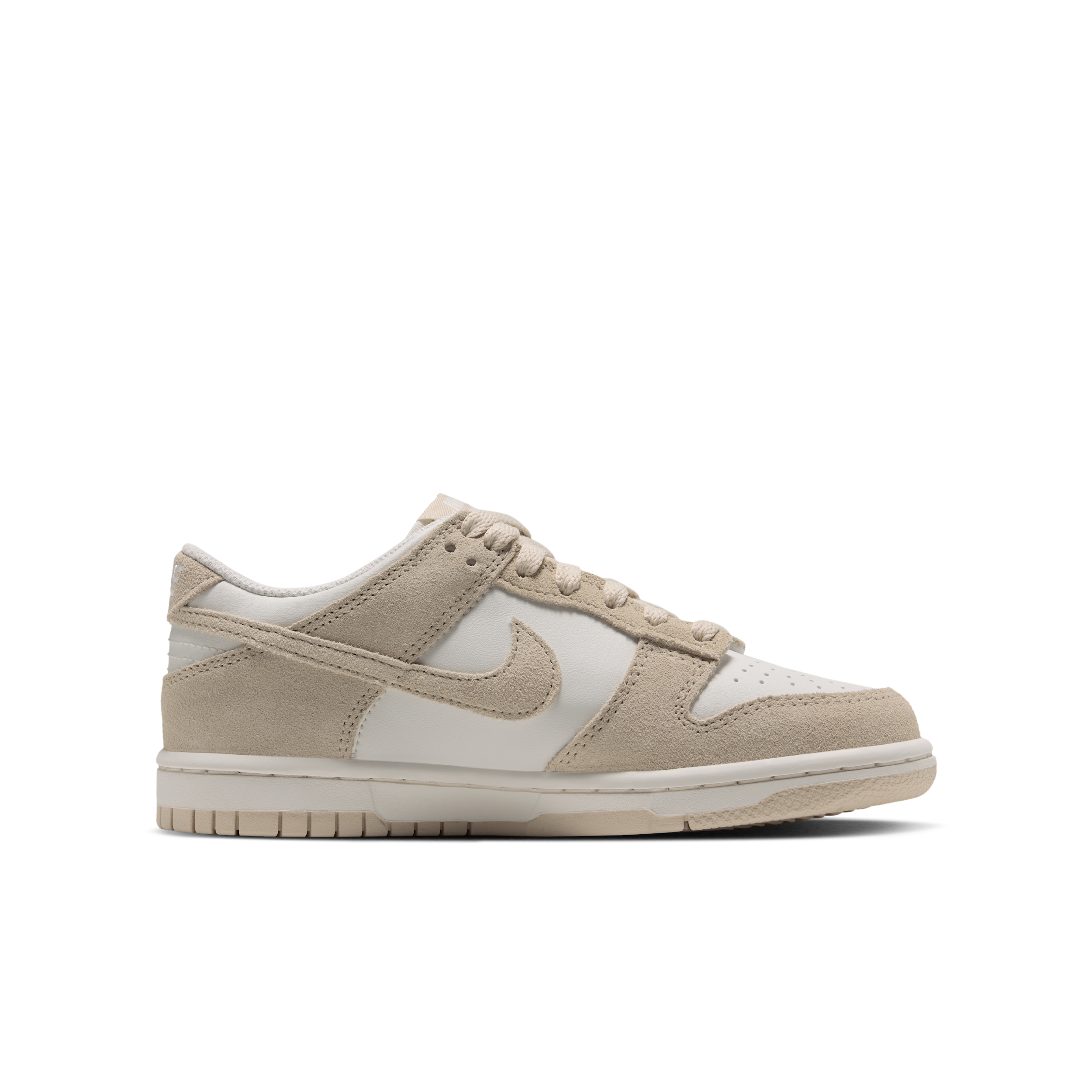 Nike Dunk Low-ruskindssko til større børn - grå - IV4909-001