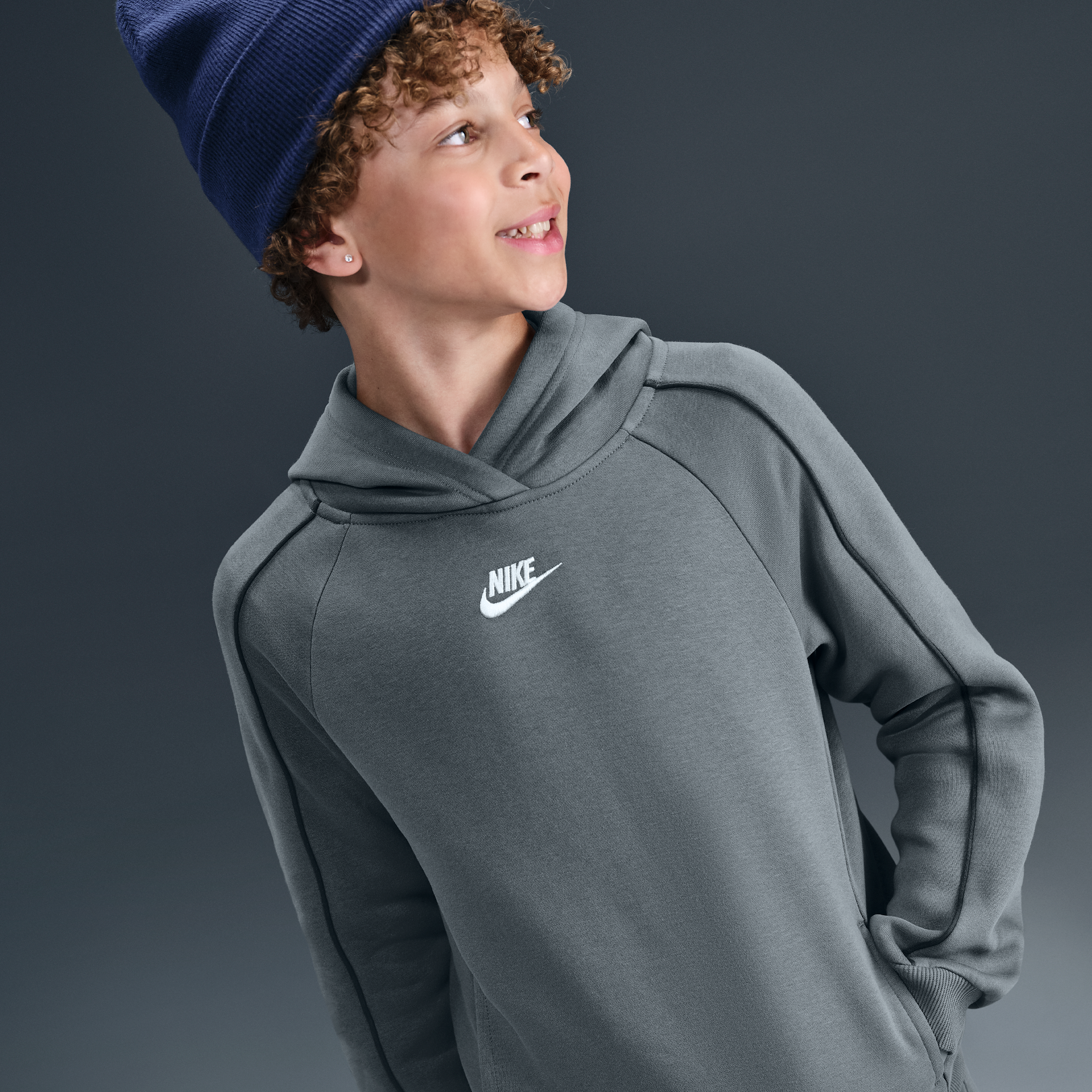 Club Fleece Graue Nike Trainingsanzug Nike Sportswear Club Fleece