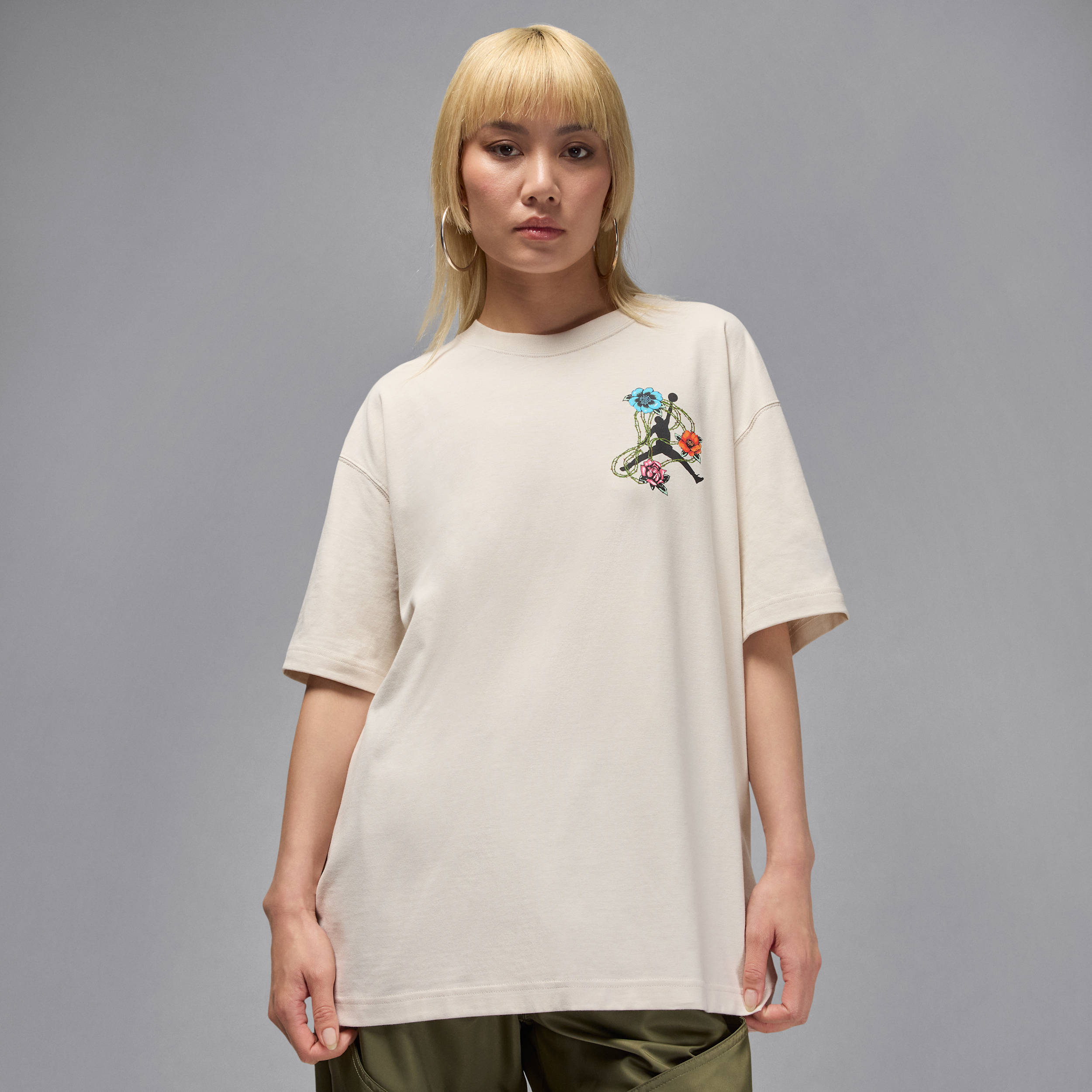 Thumbnail - Jordan Flight Oversize-T-Shirt mit Grafik (Damen) - Braun