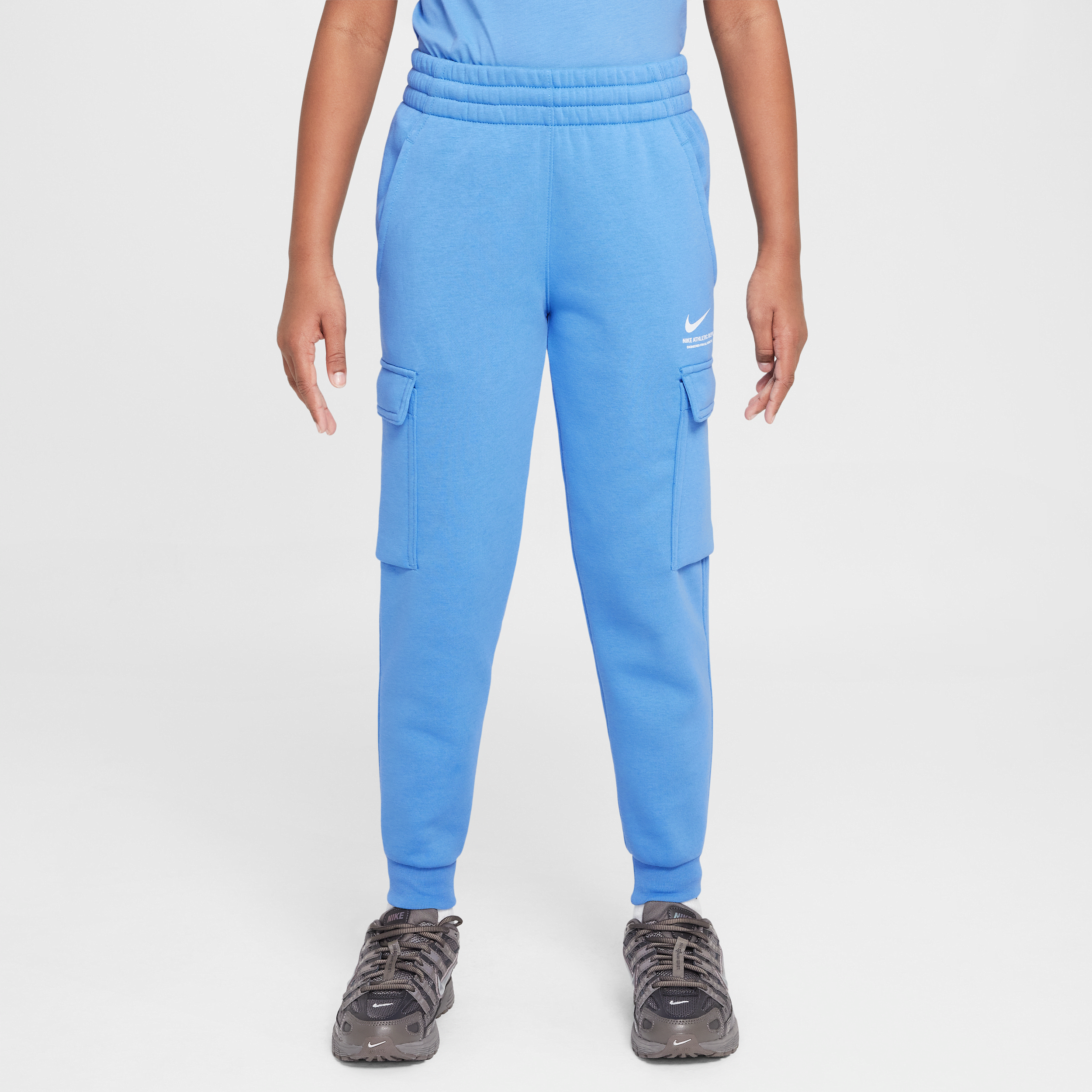 Pantalon cargo en Fleece Nike Sportswear pour ado - Bleu