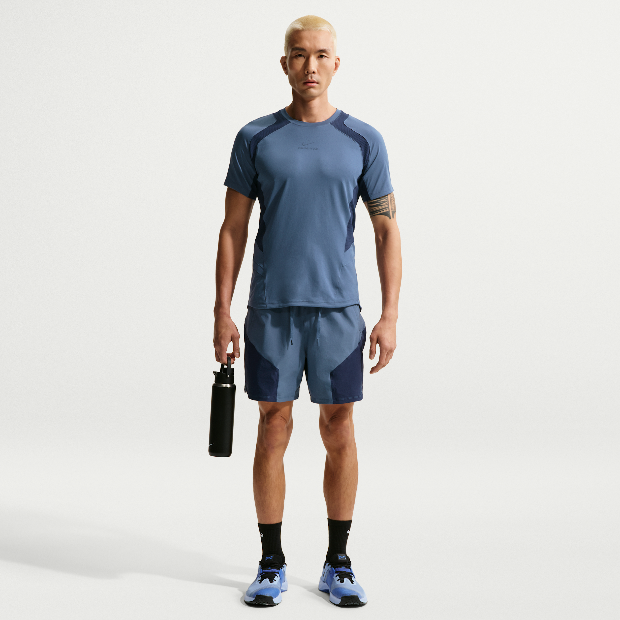 Thumbnail - Nike Pro Training Dri-FIT ADV Shorts (ca. 15 cm, Herren) - Blau