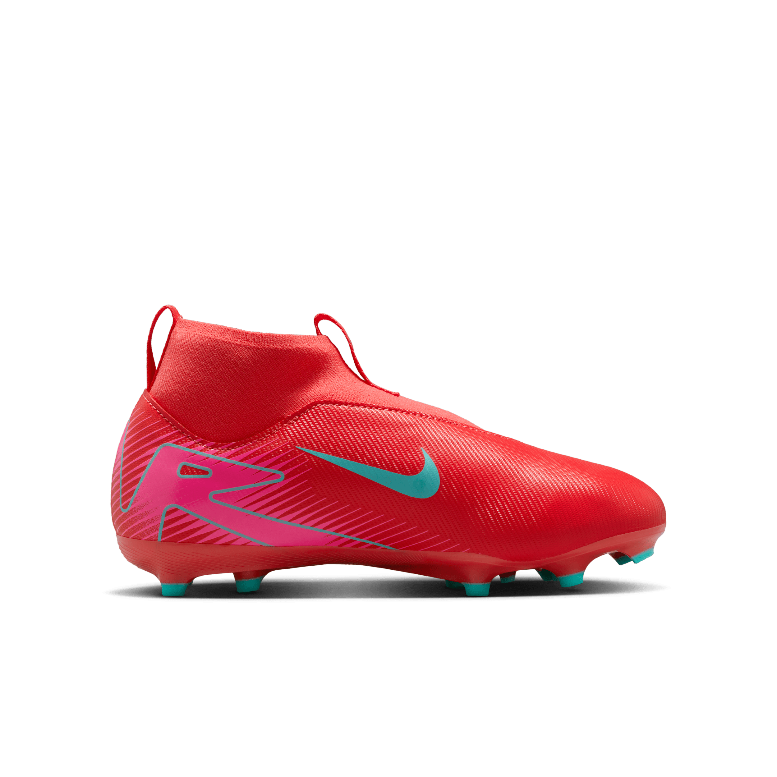 Chaussure de foot à crampons montante multi-surfaces Nike Jr. Mercurial Superfly 10 Academy pour enfant/ado - Rouge