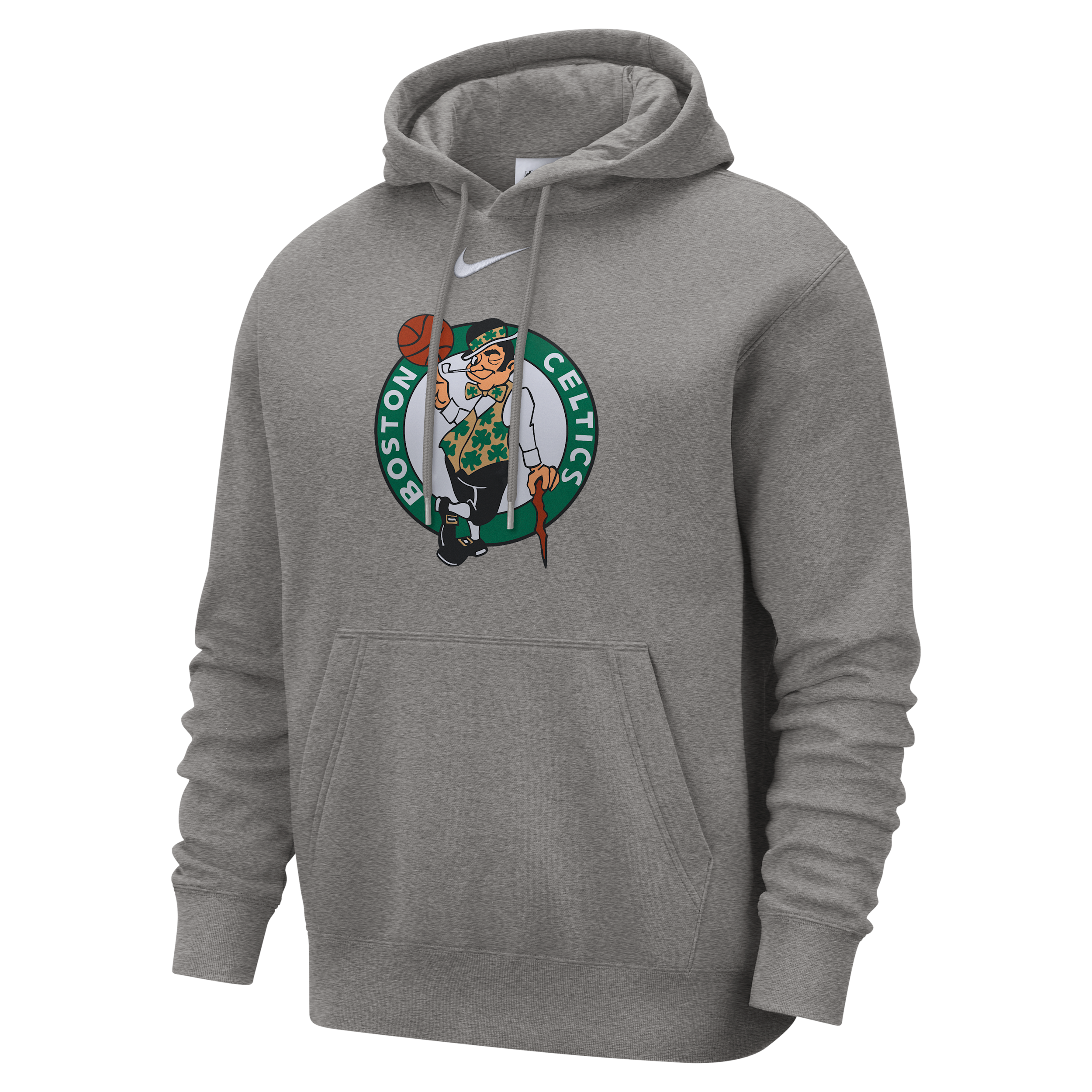 Felpa pullover con cappuccio Boston Celtics Club Nike NBA – Uomo - Grigio