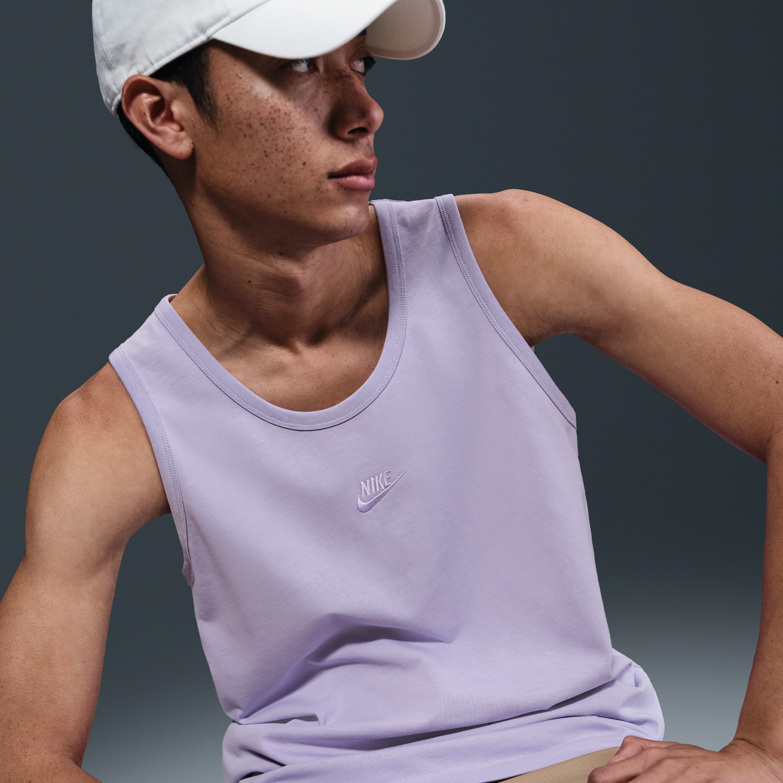 Débardeur Nike Sportswear Premium Essentials pour homme - Pourpre