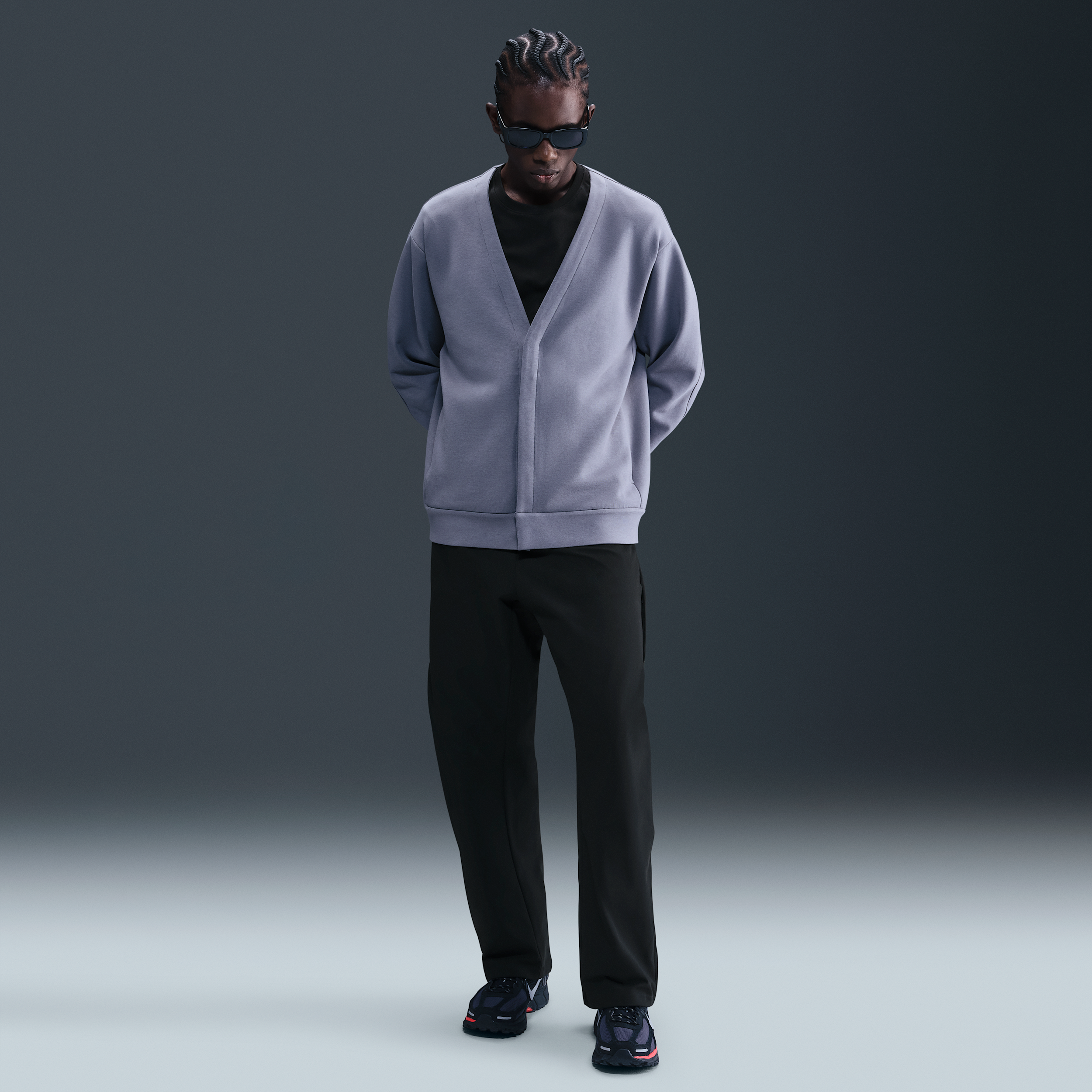 Nike 24.7 PerfectStretch Men's Dri-FIT UV Loose-Fit Utility Trousers - Black - Polyester