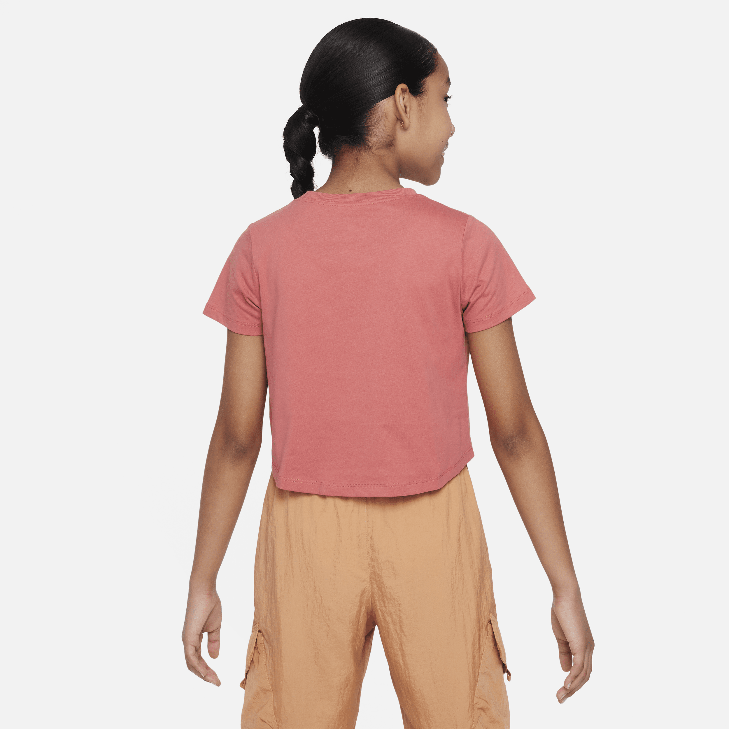 Nike Sportswear Kort T-shirt voor meisjes Rood