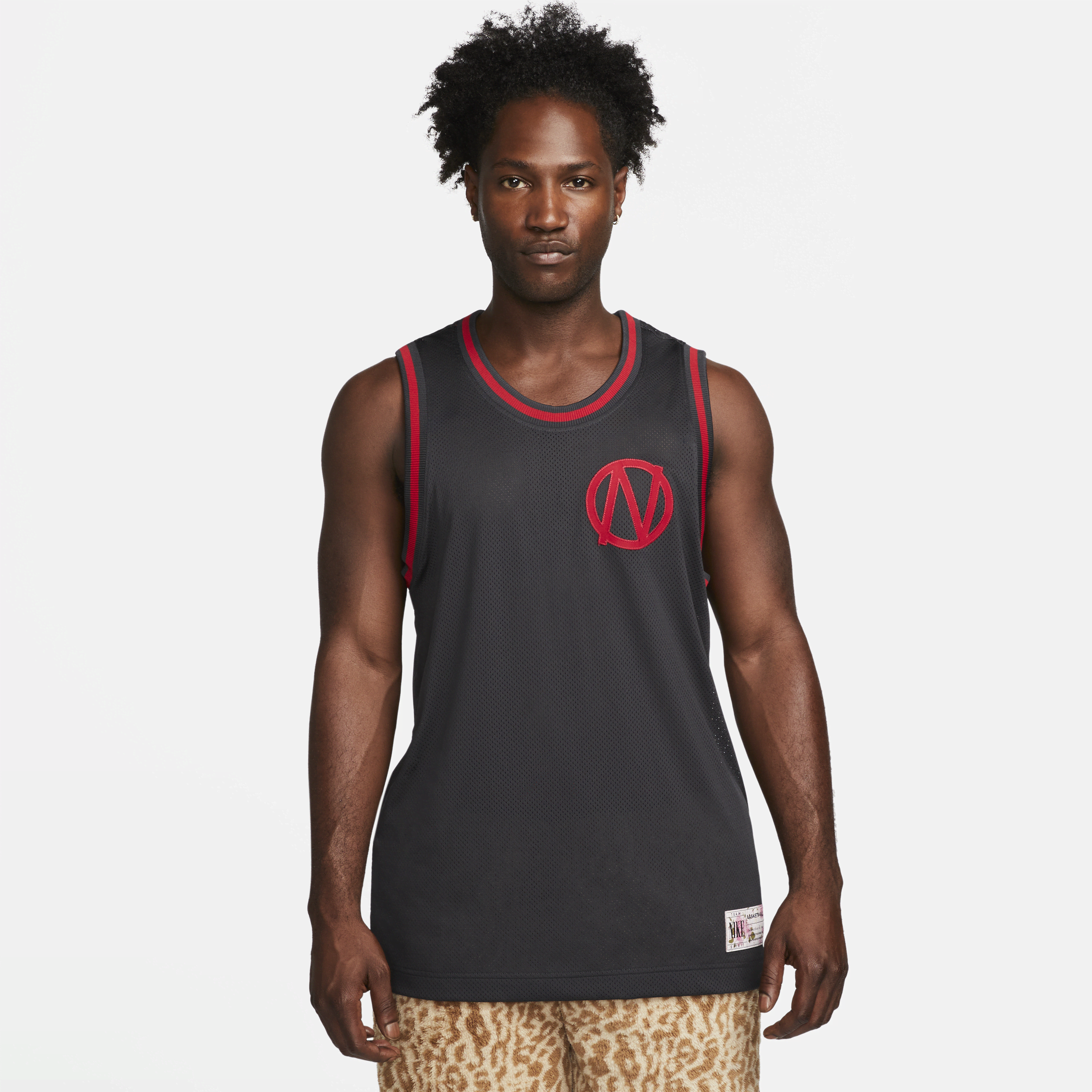 Nike Dri-FIT Premium-basketballtrøje til mænd - sort