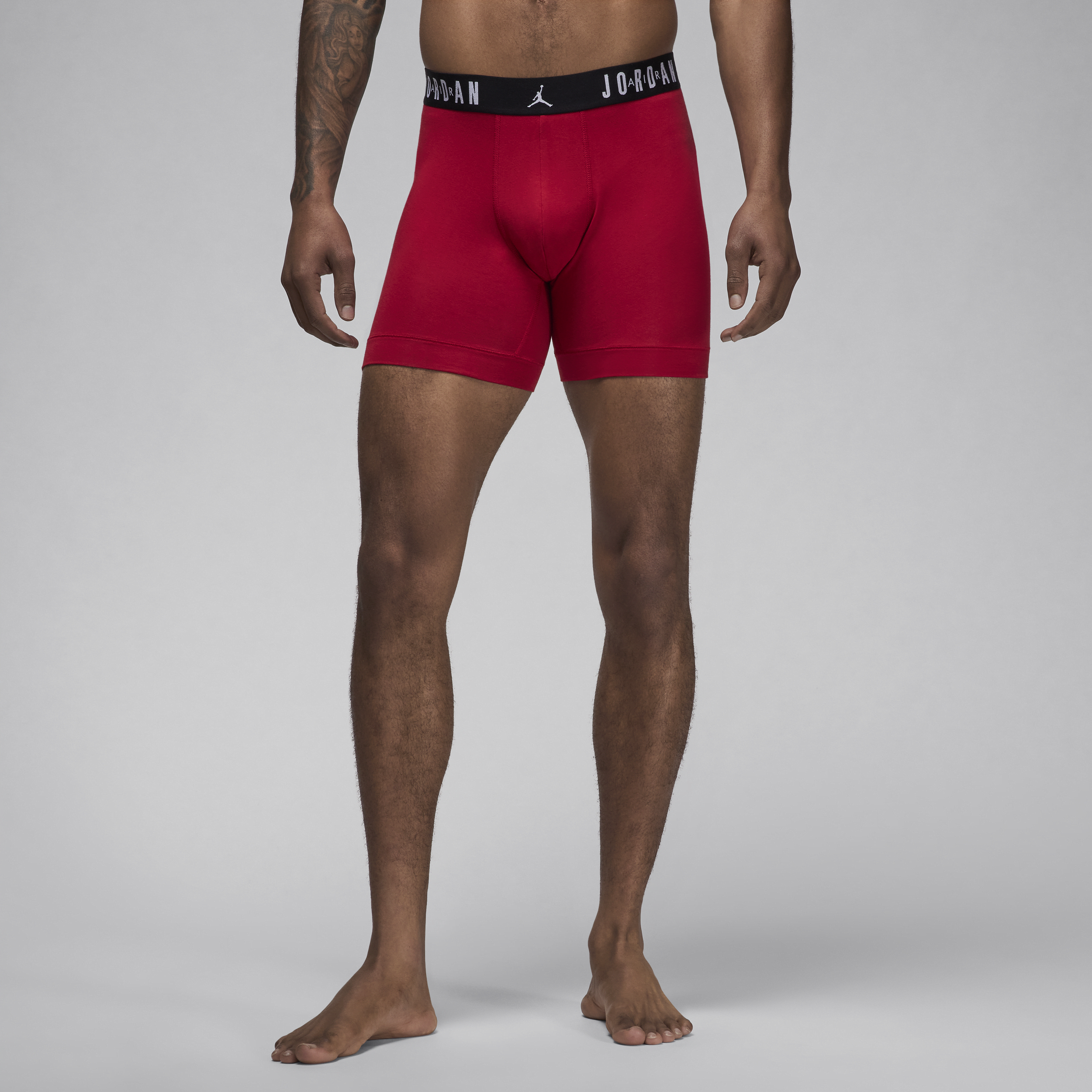 Jordan Flight Core katoenen boxershorts voor heren (3 stuks) Rood