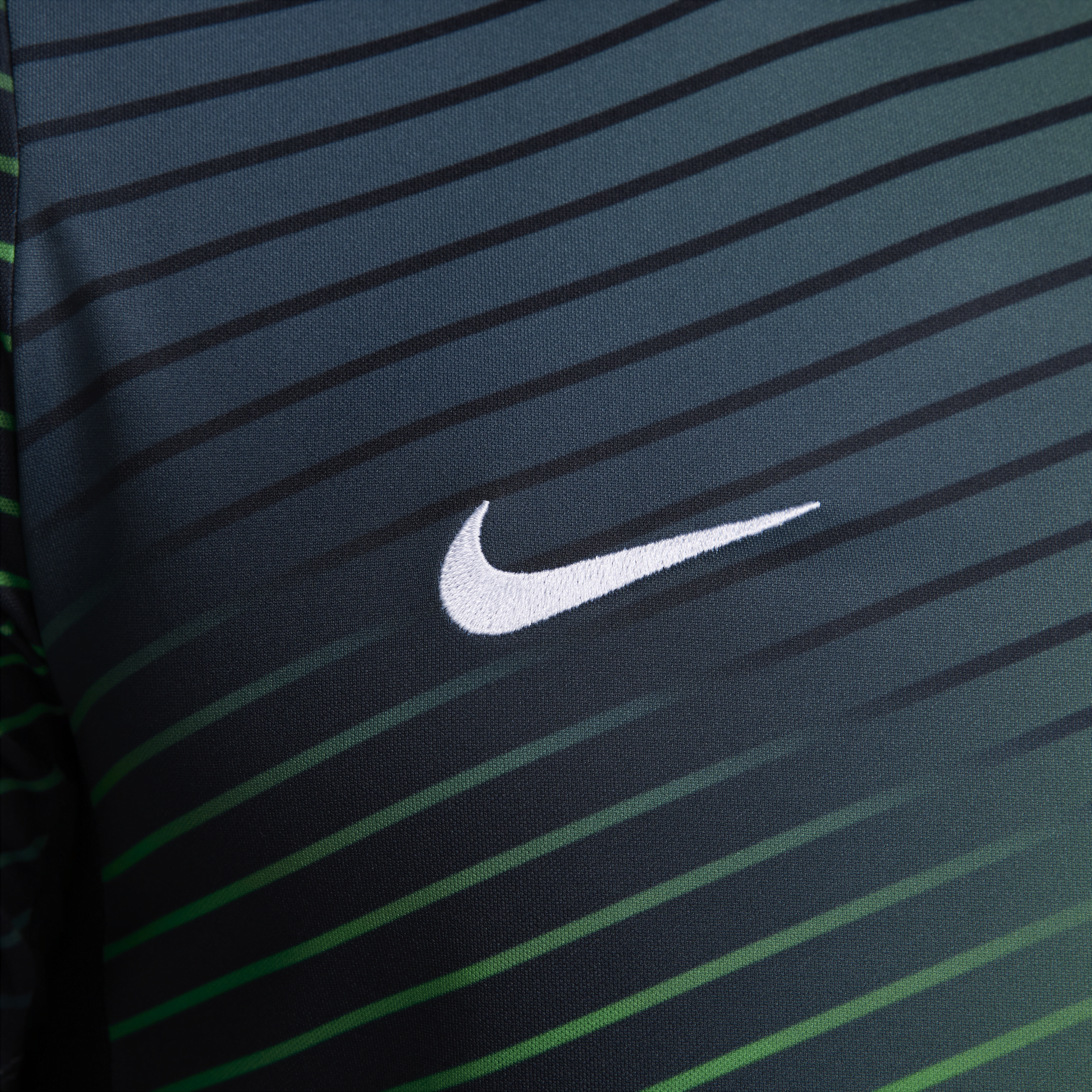 Haut de foot à manches courtes d'avant-match Nike Dri-FIT Nigeria Academy Pro pour homme - Gris