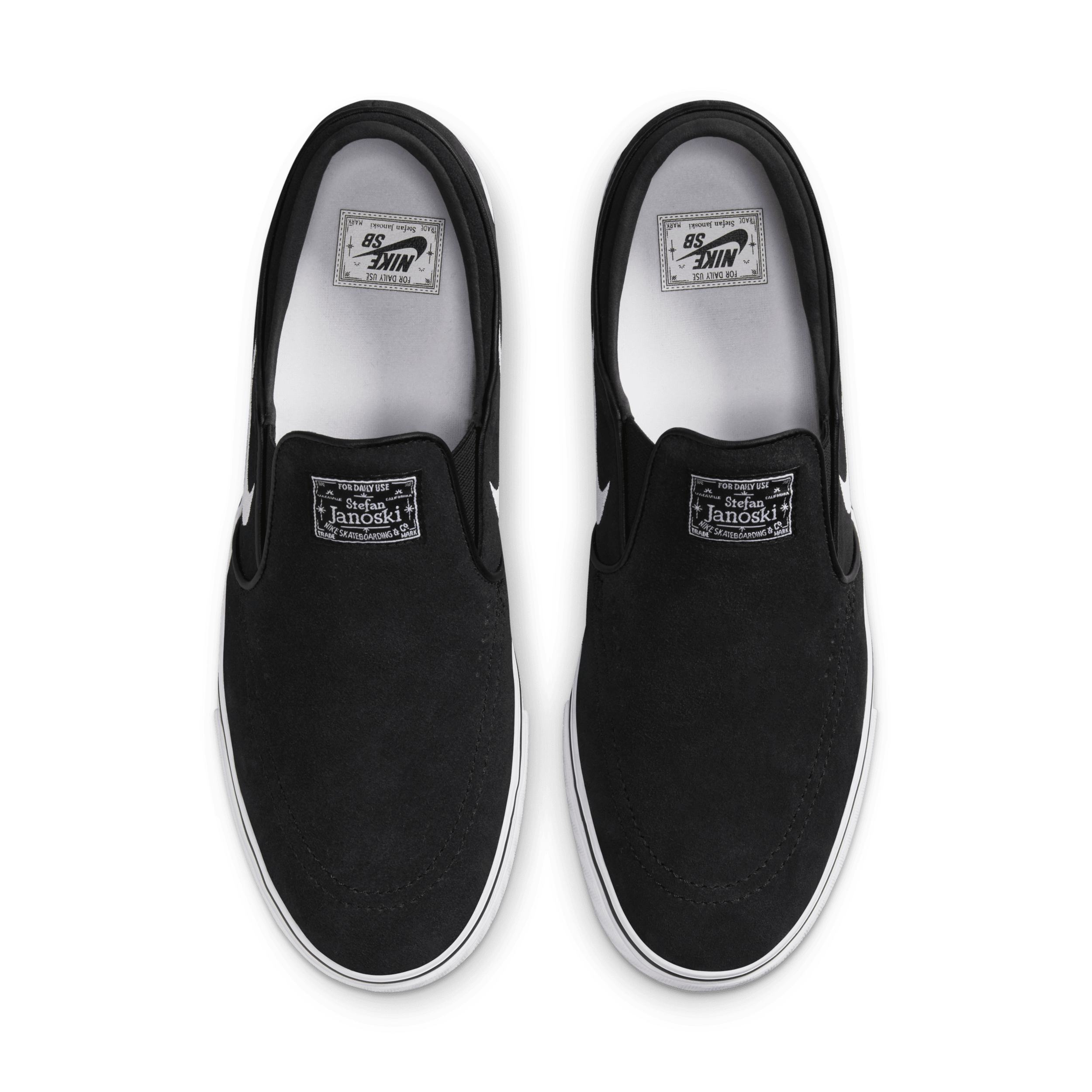 Chaussure de skate Nike SB Janoski+ Slip - Noir